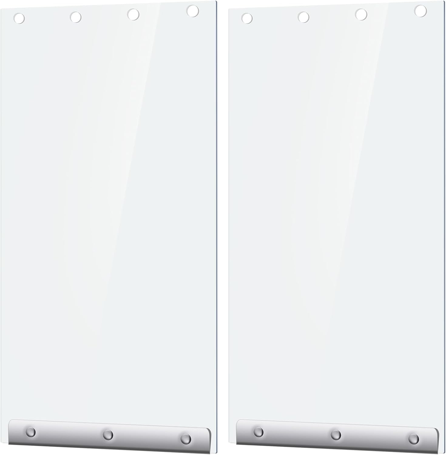 Alette di ricambio per porte per cani da 2 pezzi compatibili con Ideal Ruff Weather, modello DSRWM 7,25 x 13 pollici M, trasparente, resistente alle intemperie, articoli per la casa per la casa, facili da installare