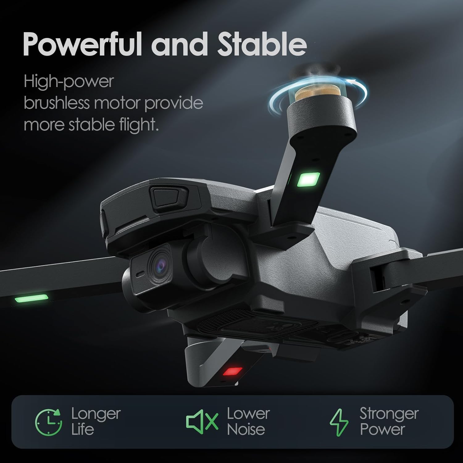 Drone with Camera for Kids 1080P FPV Drones for Beginners with 5G Transmission, WeFone WF20 Foldable RC Quadcopter Small Dron Toys, Brushless Motor, Altitude Hold, 3D Flips, 2 Batteries · v4