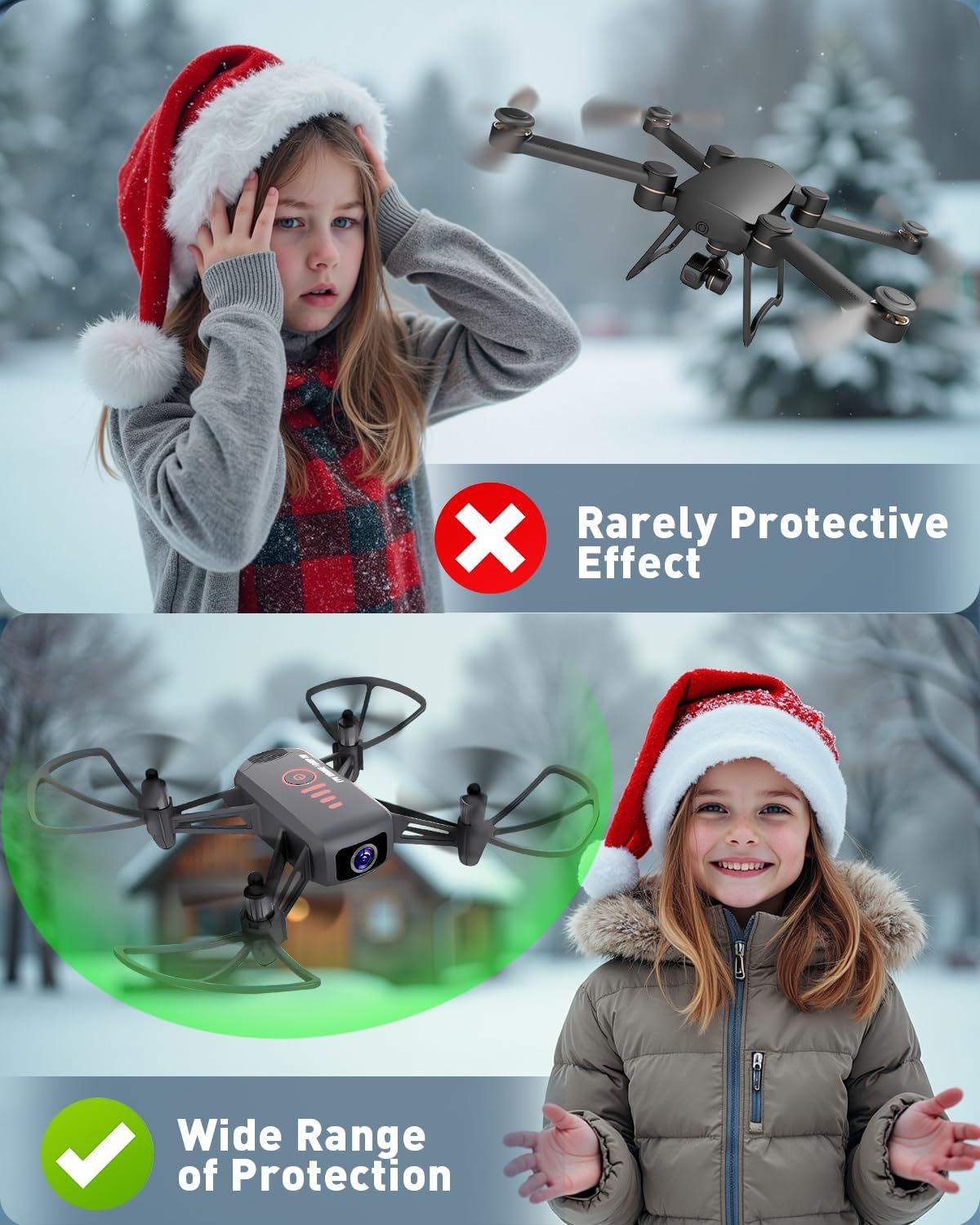 Drone with Camera, 1080P FPV Mini Drones for kids 8-12 and Adults, 2 Batteries, Altitude Hold, Headless Mode, 360°Flip, Gravity Control, Gestures Selfie, 3 Speed Mode, Drone Gift Toy for Boys Girls · v4