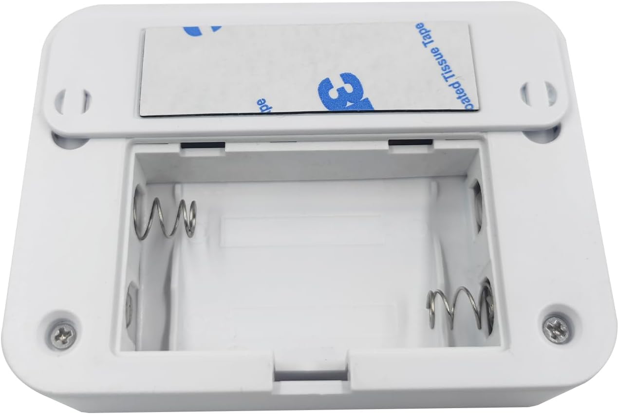 Battery Operated Phone Charger Emergency Hold on Wall USB Battery Powered Power Bank Portable 2 AA Batteries Powered Outlet (White) · v2