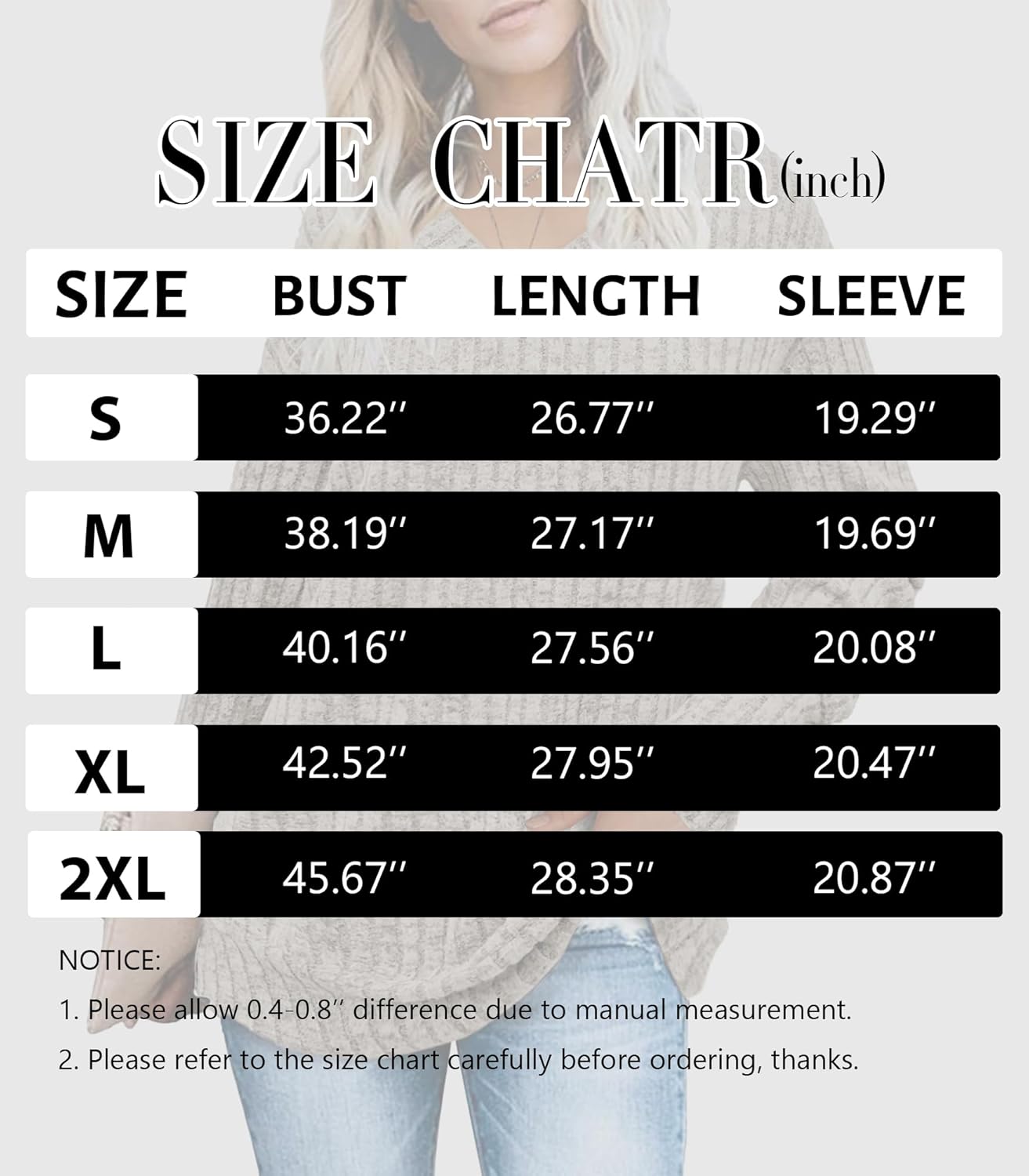 เสื้อสเวตเตอร์คอวีผู้หญิง แขนยาว น้ำหนักเบา เสื้อเชิ้ต ลำลอง สเวตเตอร์ เทรนด์