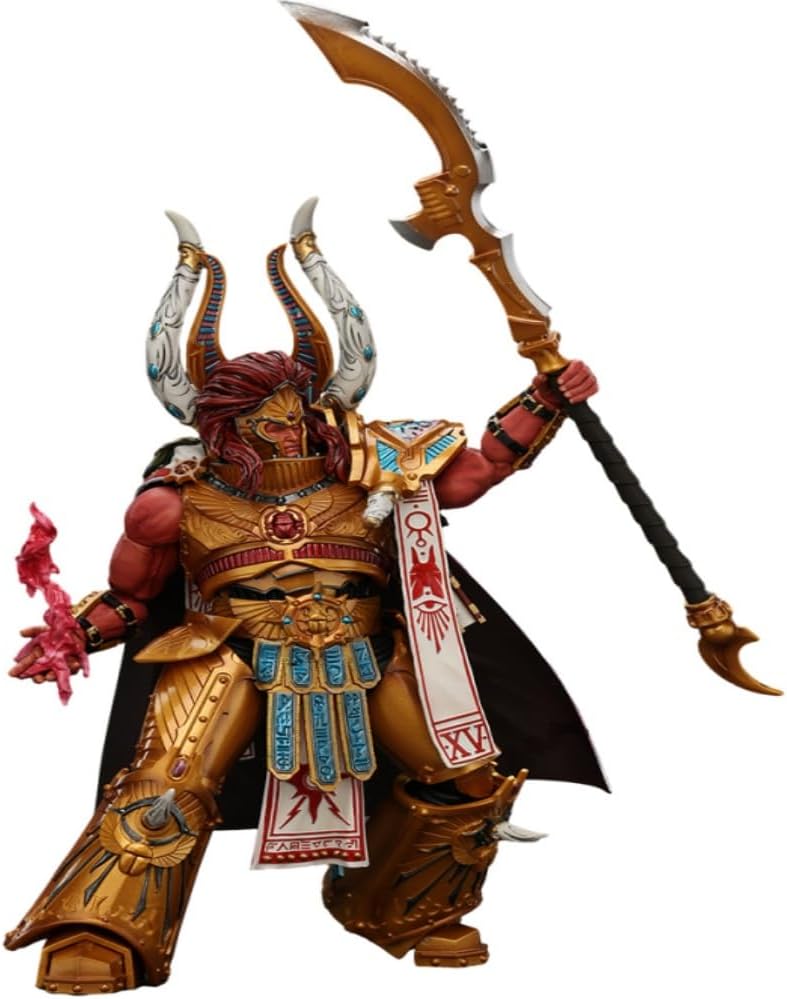 JOYTOY Warhammer 30.000 duizend zonen, 8,7 inch, Magnus The Red Primarch of The XVth Legion, actiefiguur op schaal 1:18, Mecha Joy Toy, model uit de speelgoedcollectie