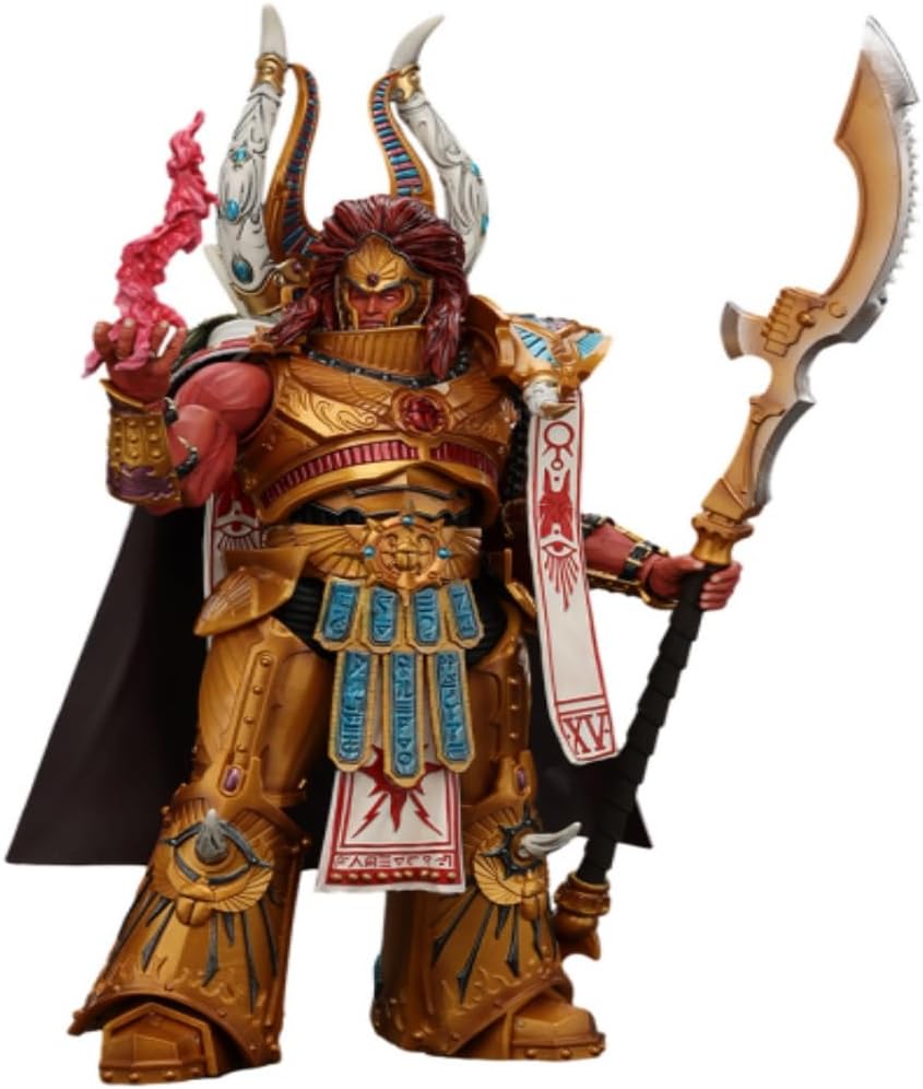 JOYTOY Warhammer 30.000 duizend zonen, 8,7 inch, Magnus The Red Primarch of The XVth Legion, actiefiguur op schaal 1:18, Mecha Joy Toy, model uit de speelgoedcollectie