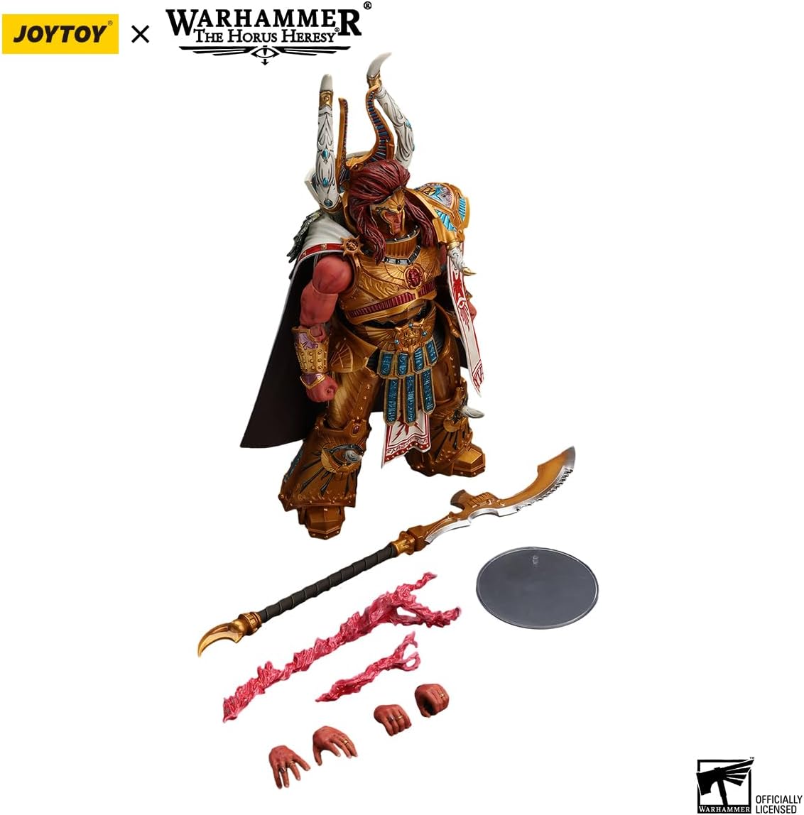 JOYTOY Warhammer 30.000 duizend zonen, 8,7 inch, Magnus The Red Primarch of The XVth Legion, actiefiguur op schaal 1:18, Mecha Joy Toy, model uit de speelgoedcollectie