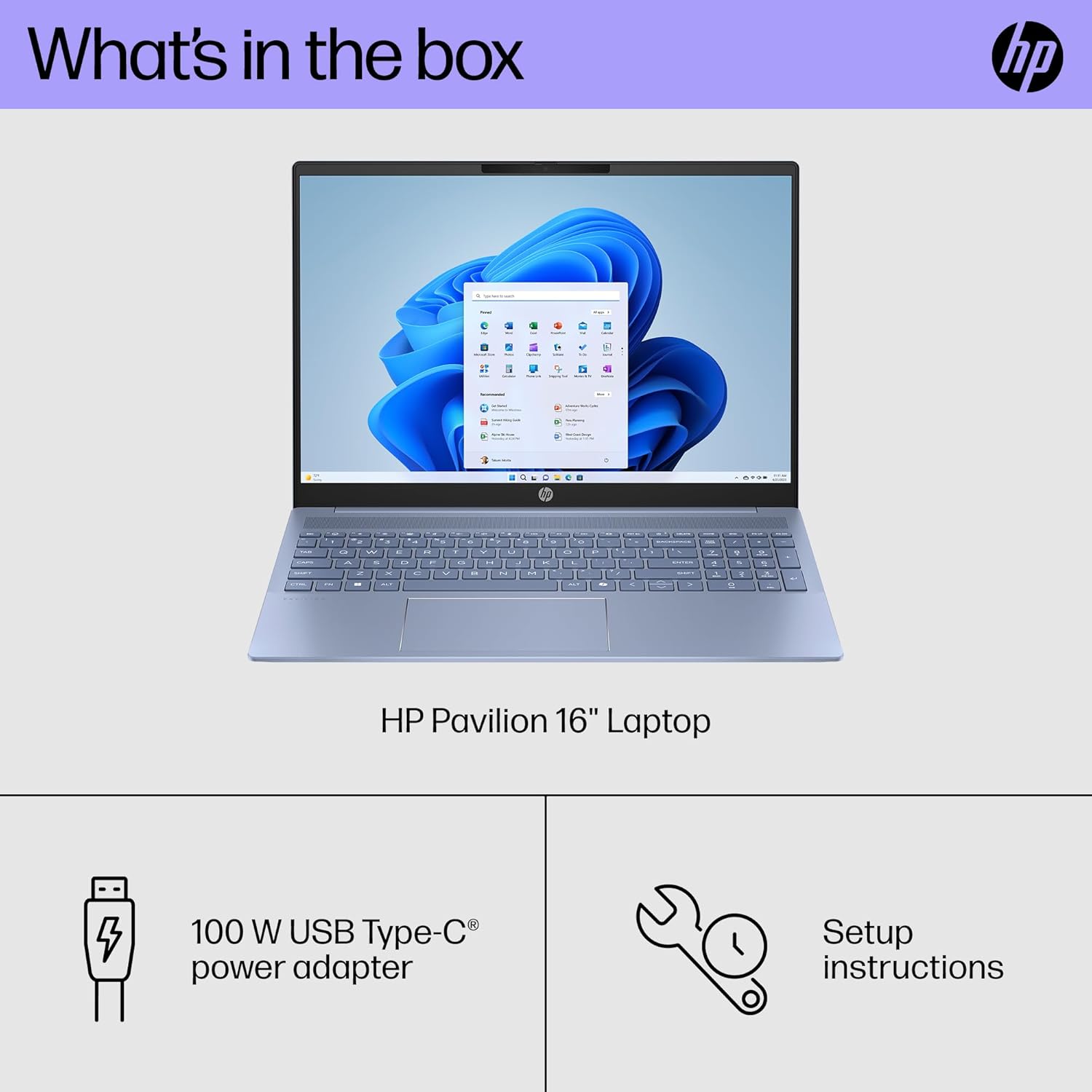 HP Pavilion 16 WUXGA (1920x1200) IPS-Touchscreen-Laptop 2024 Neu | Intel Ultra 7 155U 12-Core | NVIDIA GeForce MX570 | Tastatur mit Hintergrundbeleuchtung | Wi-Fi 6 | 32 GB LPDDR5 2 TB SSD | Win11 Pro