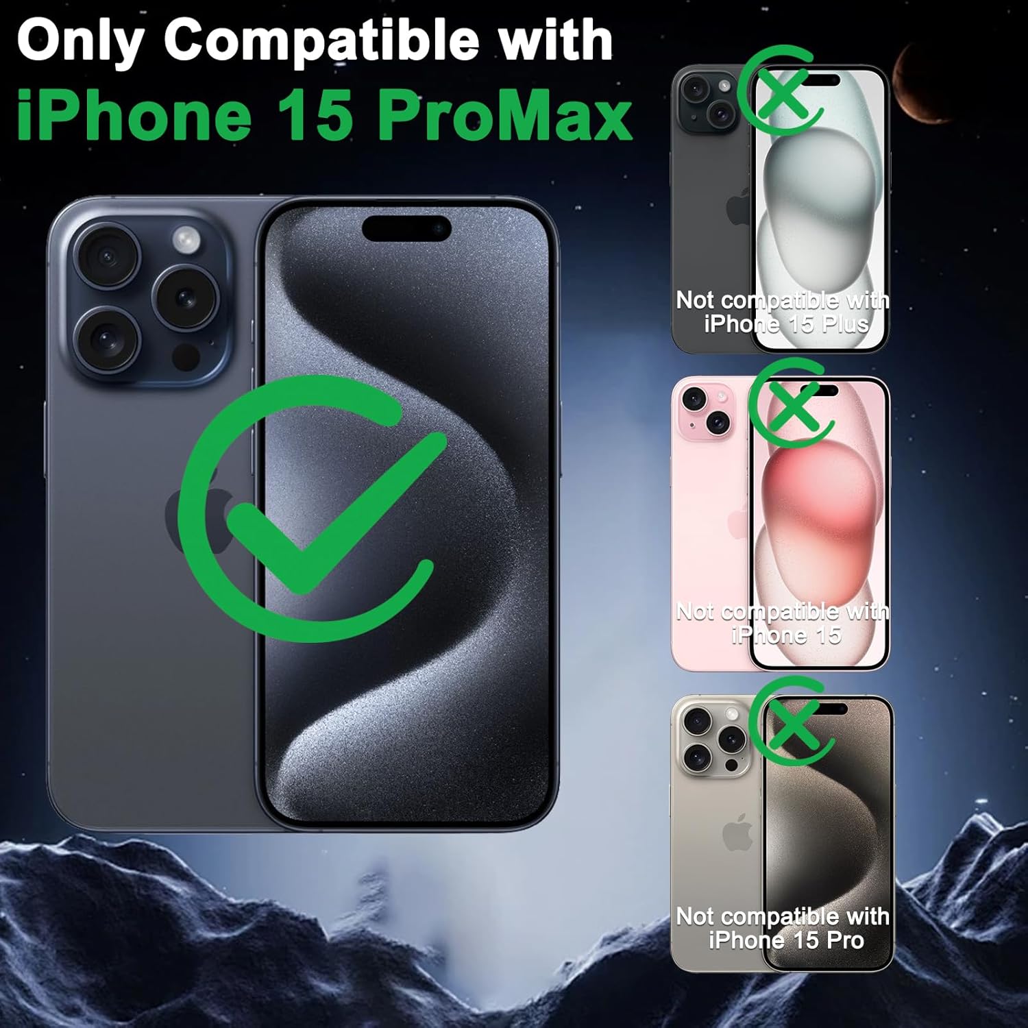 Glass Screen Protector for iPhone 15 Pro Max 6.7 inch[2 Pack][Easy Installation],with 2 Camera Lens Protectors,HD Clear Full Screen Tempered Glass,Case Friendly · v2