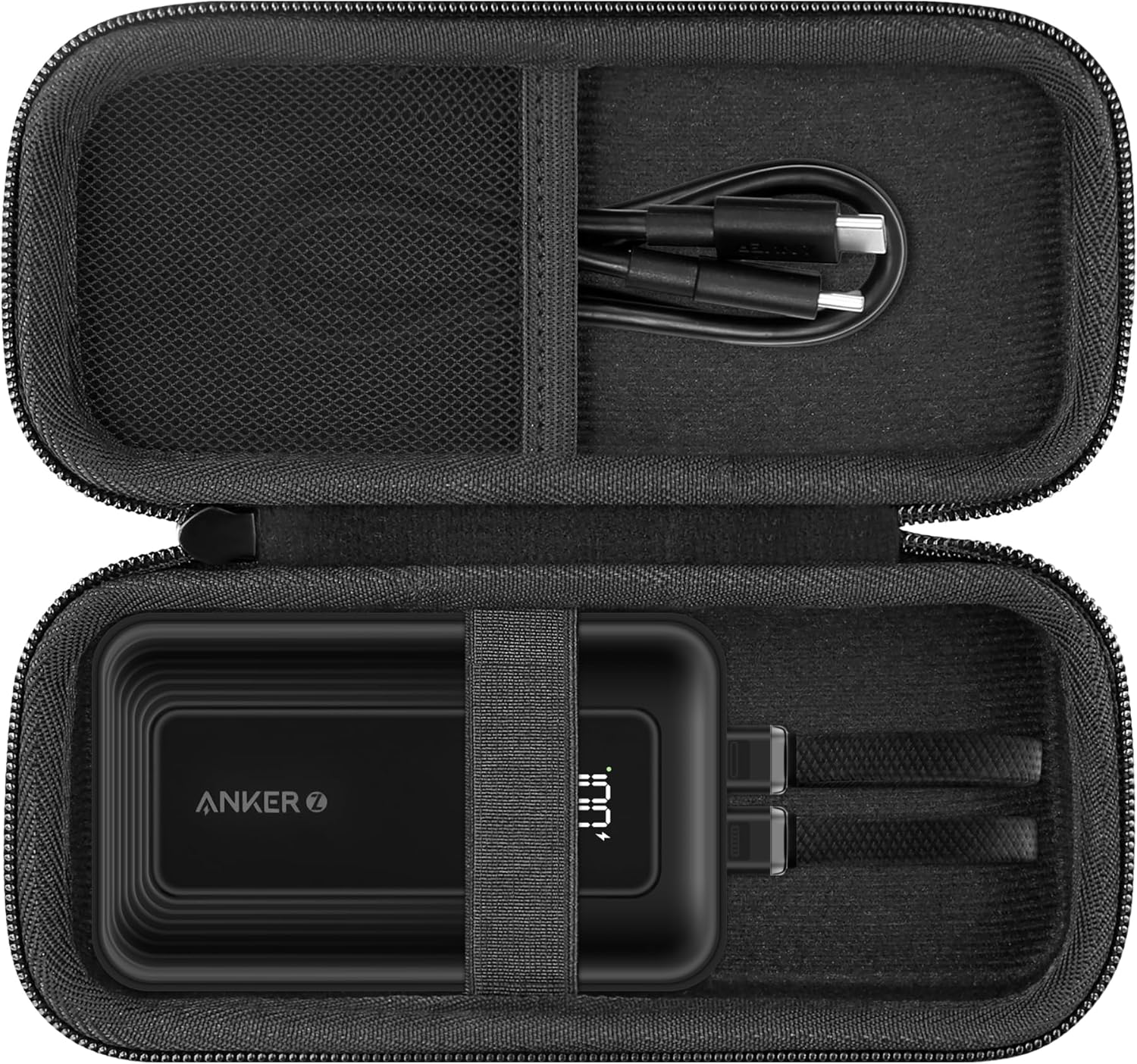 khanka Hard Travel Case Replacement for Anker Zolo Power Bank, 10,000mAh 30W Portable Charger, Case Only.(Black) · v3