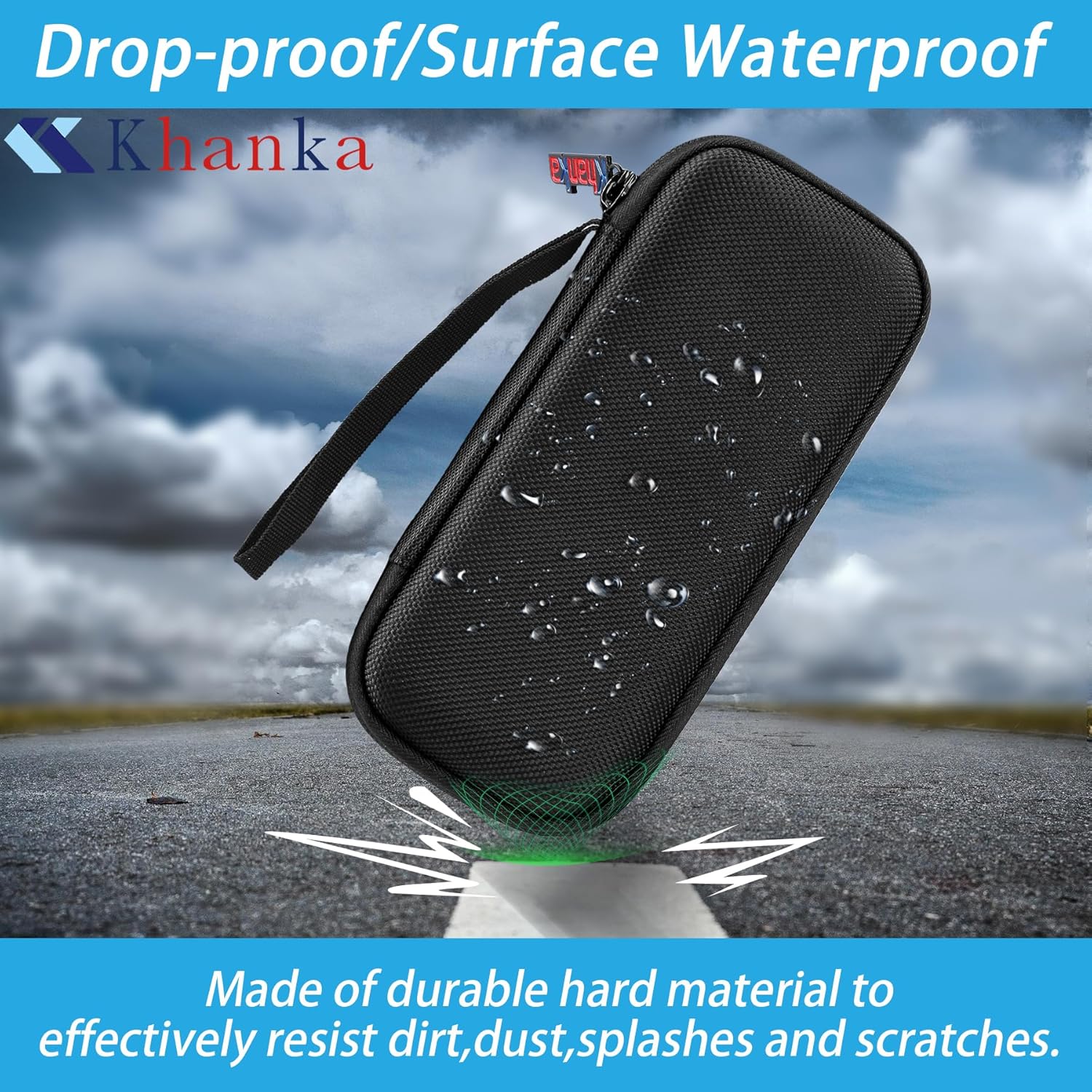 khanka Hard Travel Case Replacement for Anker Zolo Power Bank, 10,000mAh 30W Portable Charger, Case Only.(Black) · v3