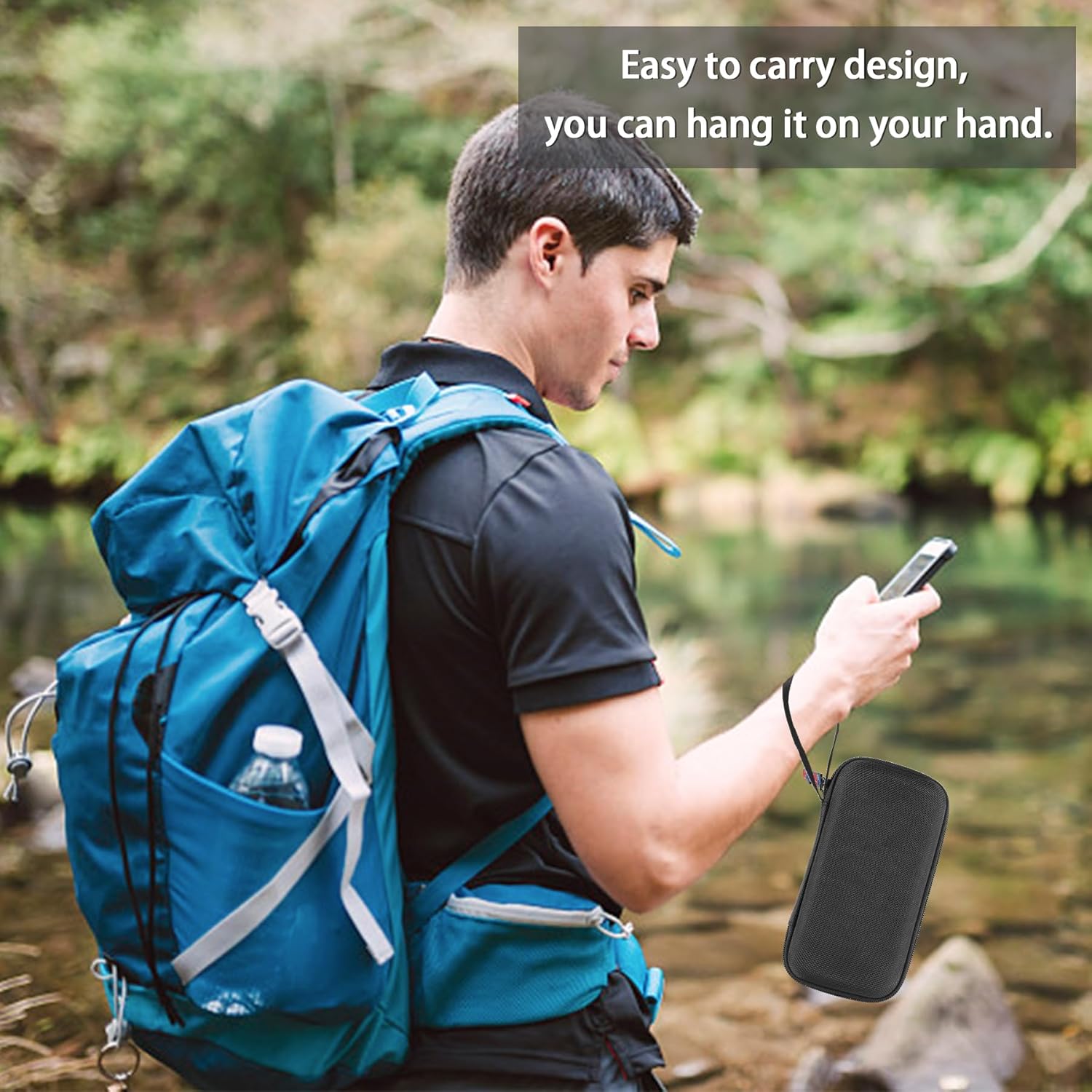 khanka Hard Travel Case Replacement for Anker Zolo Power Bank, 10,000mAh 30W Portable Charger, Case Only.(Black) · v3