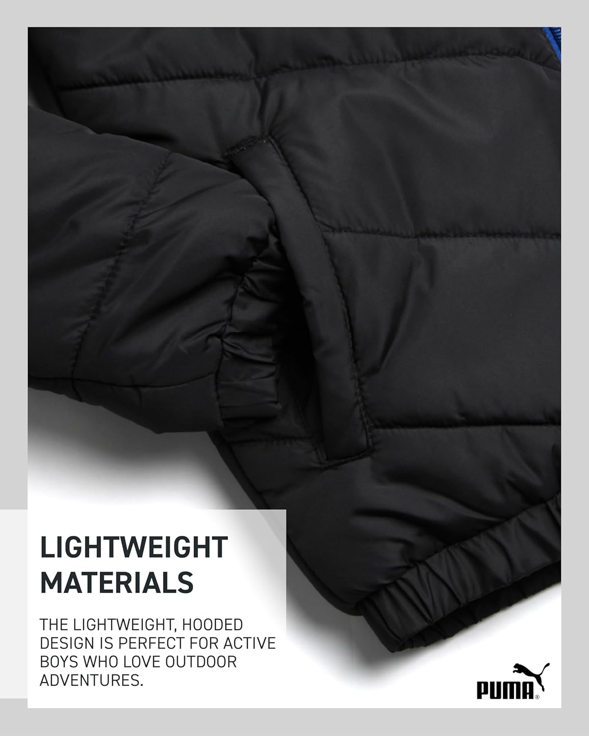 PUMA Boys Puffer Bubble Jacket - Polar Fleece Lined Outerwear Jacket for Boys (S-XL)