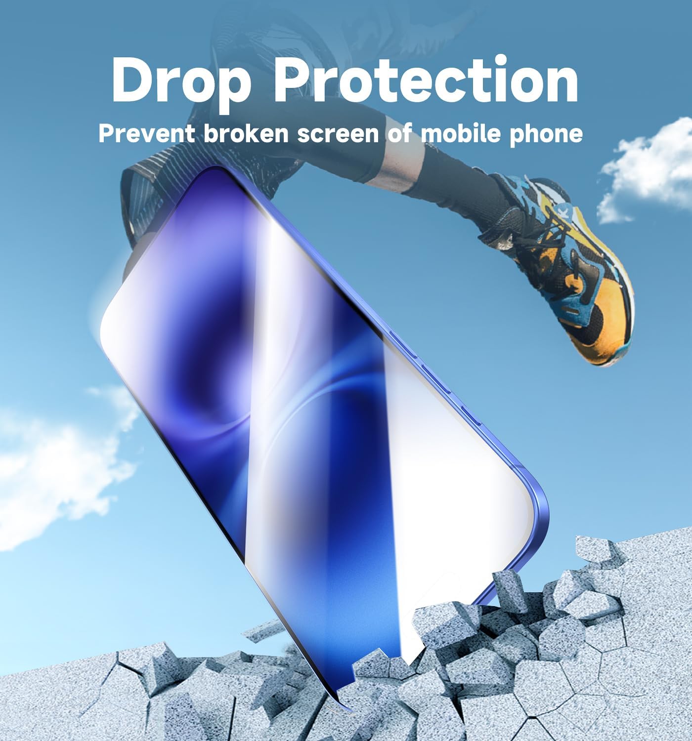 MAGIC JOHN 2 Pack for iPhone 16 (6.1) inch Tempered Glass Screen Protector, Auto Dust-Elimination, Bubble Free, Easy Installation, HD Clear