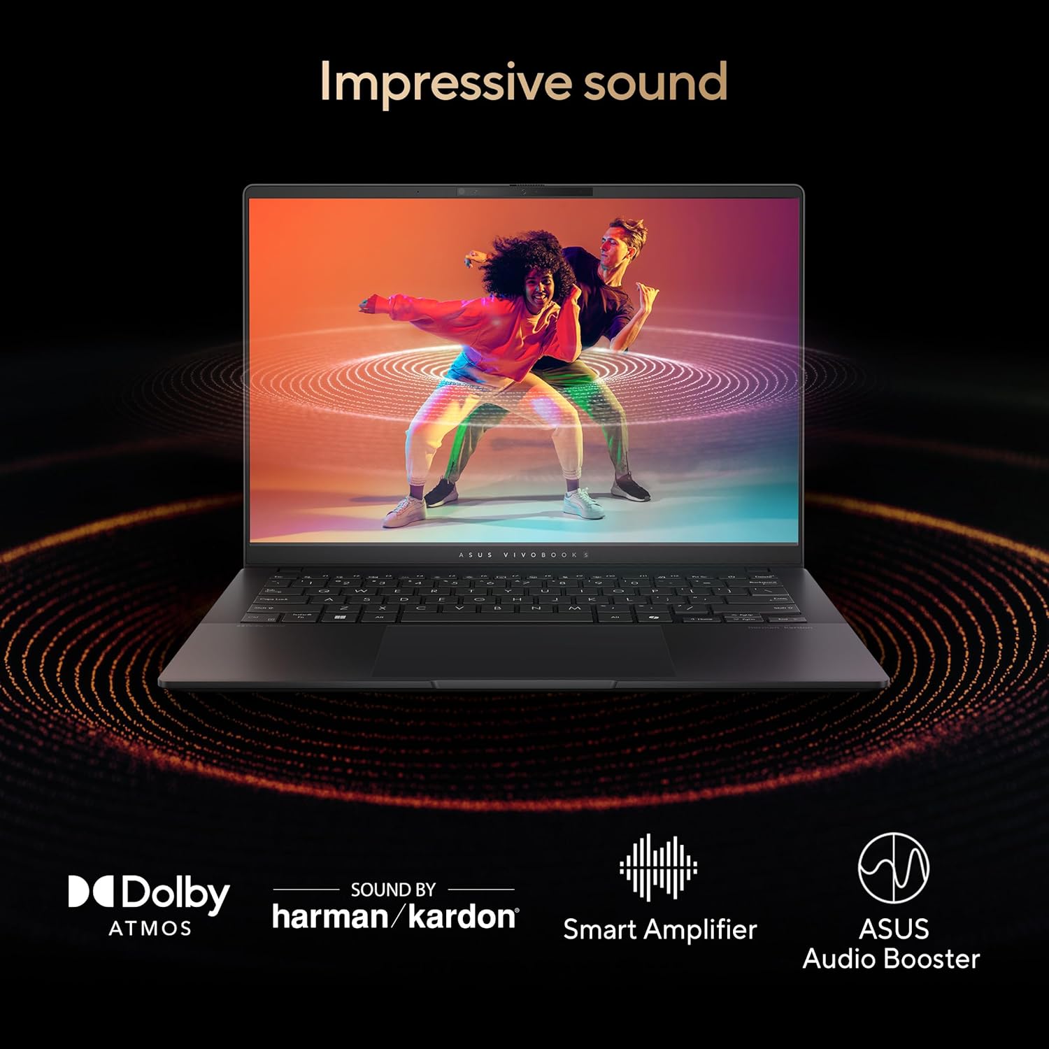 ASUS Vivobook S 14 OLED Laptop, AMD Ryzen AI 9, 24GB, 512GB SSD, Neutral Black, M5406WA-DS76 · v2