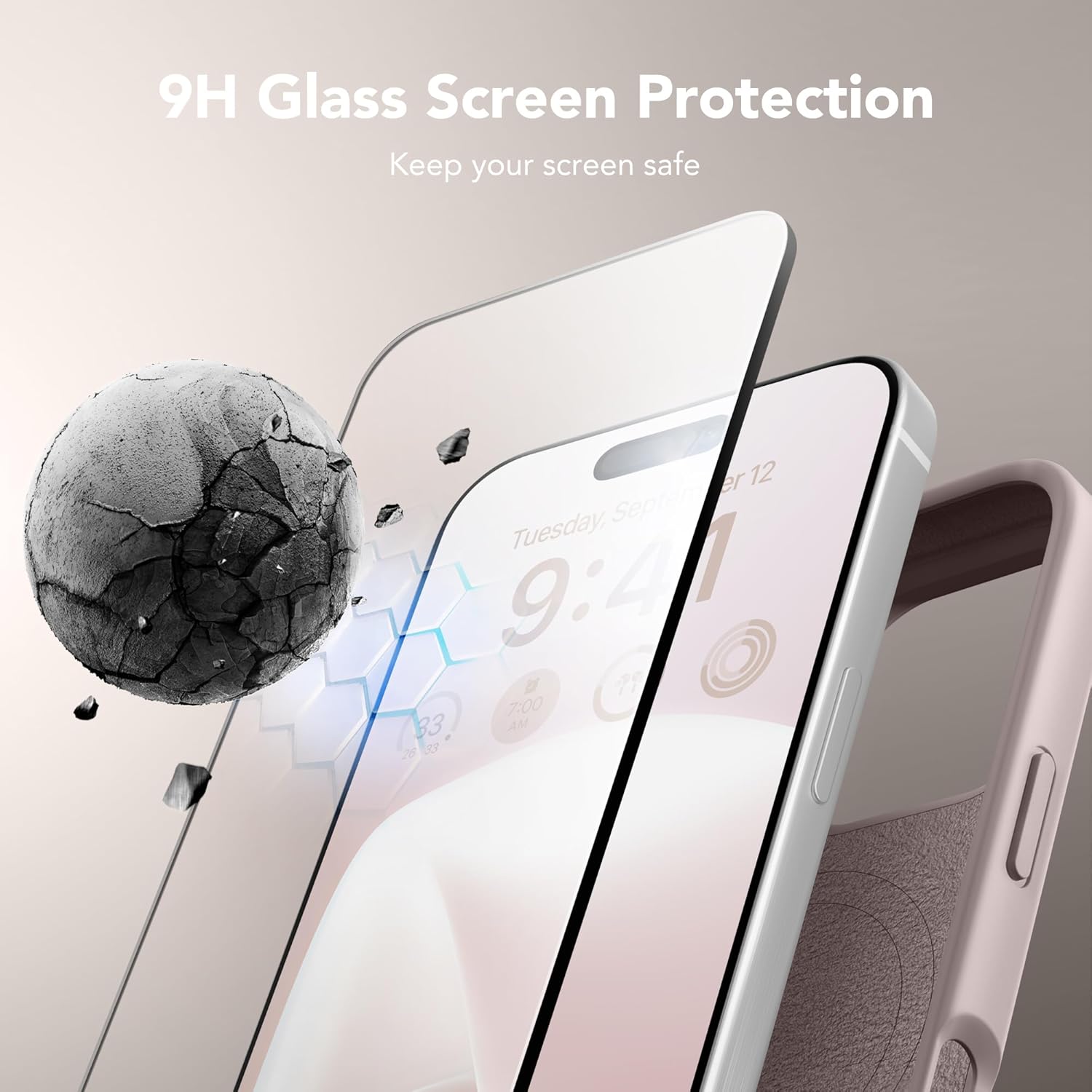GONEZ Compatible with iPhone 16 Pro Max Case, Compatible with MagSafe, Liquid Silicone Case, 2 Screen Protectors 2 Len Protectors, Full Body Protective Shockproof Phone Cover 6.9, Light Taro