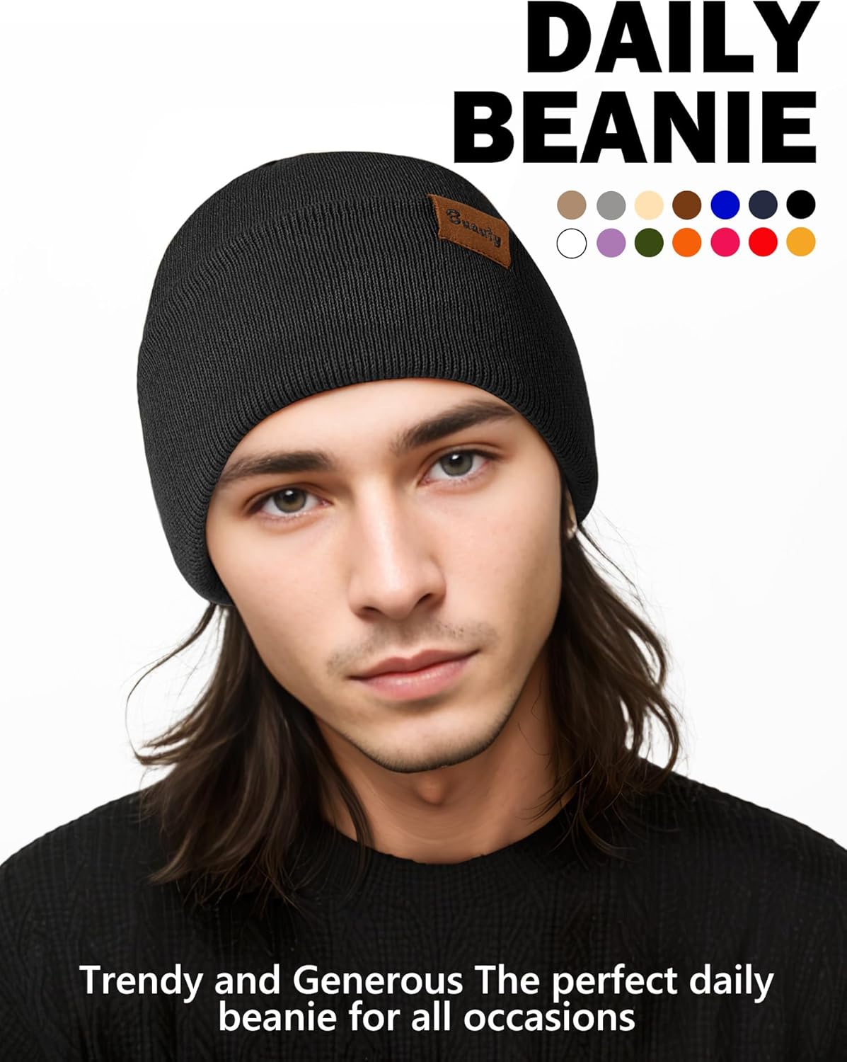 Beanie-Mützen für Herren, Damen, gestrickte Wintermütze, warme Totenkopf-Strumpfmütze, gestreifte Schneemütze, beheizte Mütze mit Bündchen