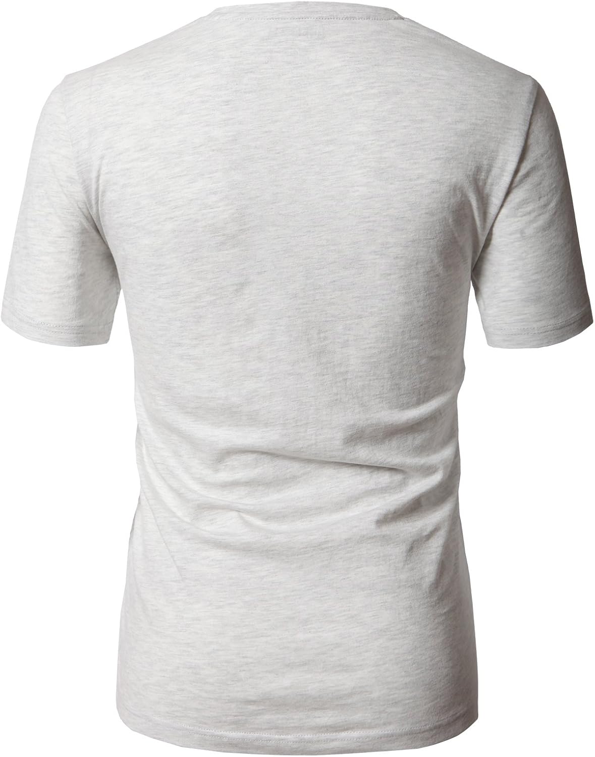 H2H Mens Casual Slim Fit Short Sleeve T-Shirts Soft Lightweight V-Neck/Crew-Neck Size XS to 3XL