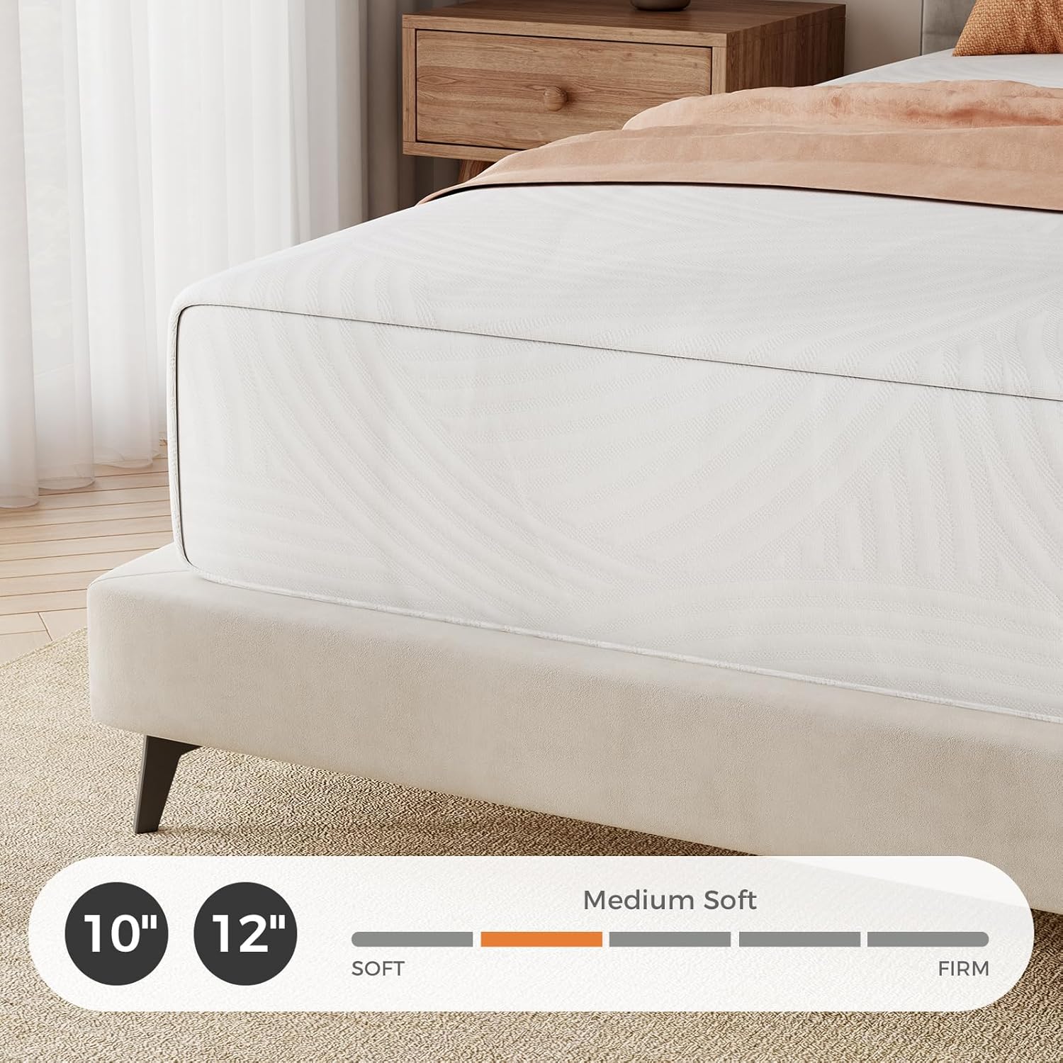 Sweetnight Queen Size Mattress 10 Inch Memory Foam Queen Mattress in a Box for Pressure Relief  Motion Isolation, Plush Queen Bed Mattresses CertiPUR-US Certified · v2