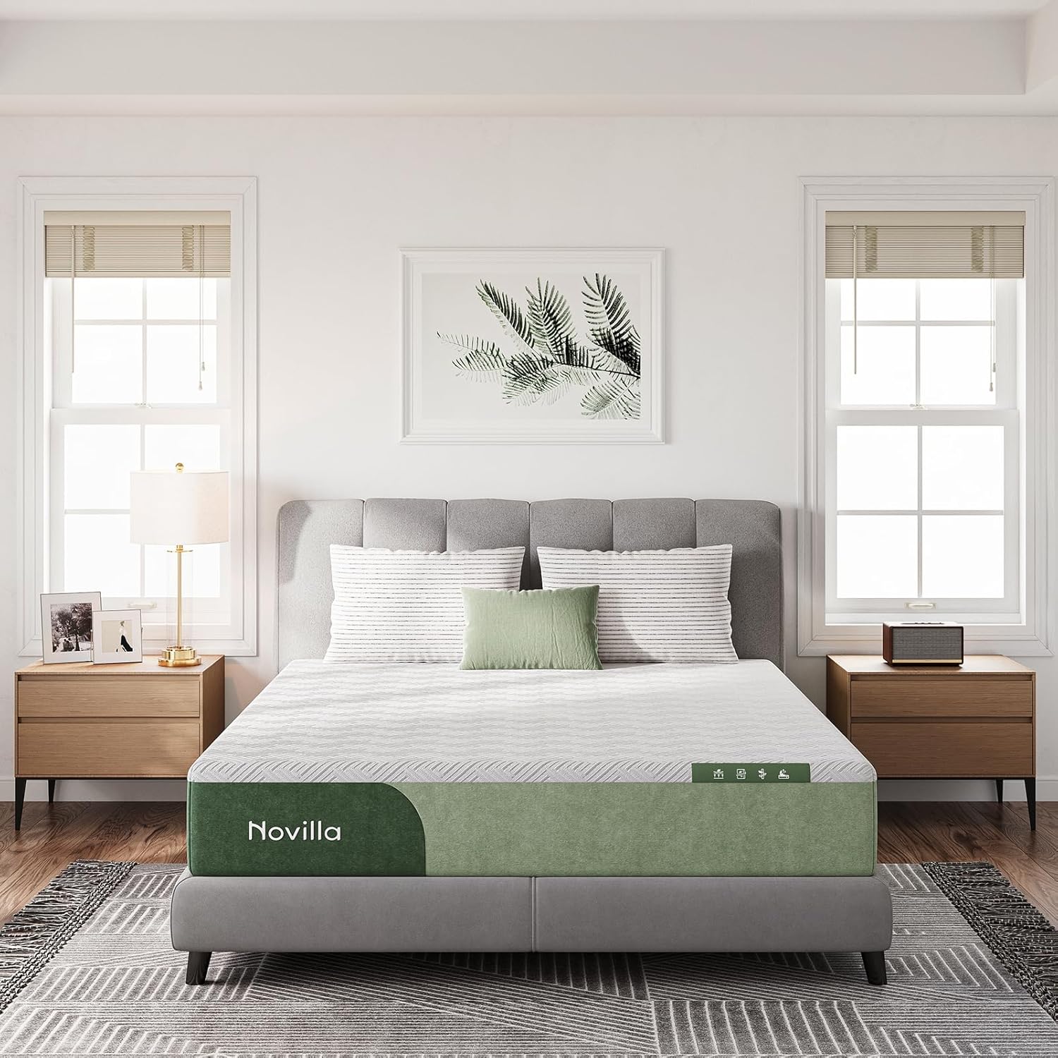 Novilla Queen Mattress 12 Inch Queen Size Memory Foam Mattresses with Cooling Gel Foam for Pressure Relief Mattress in a Box Medium Plush Bed Mattress Queen Size · v2