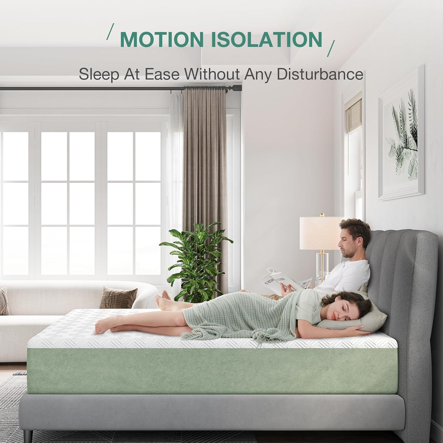 Novilla Queen Mattress 12 Inch Queen Size Memory Foam Mattresses with Cooling Gel Foam for Pressure Relief Mattress in a Box Medium Plush Bed Mattress Queen Size · v2