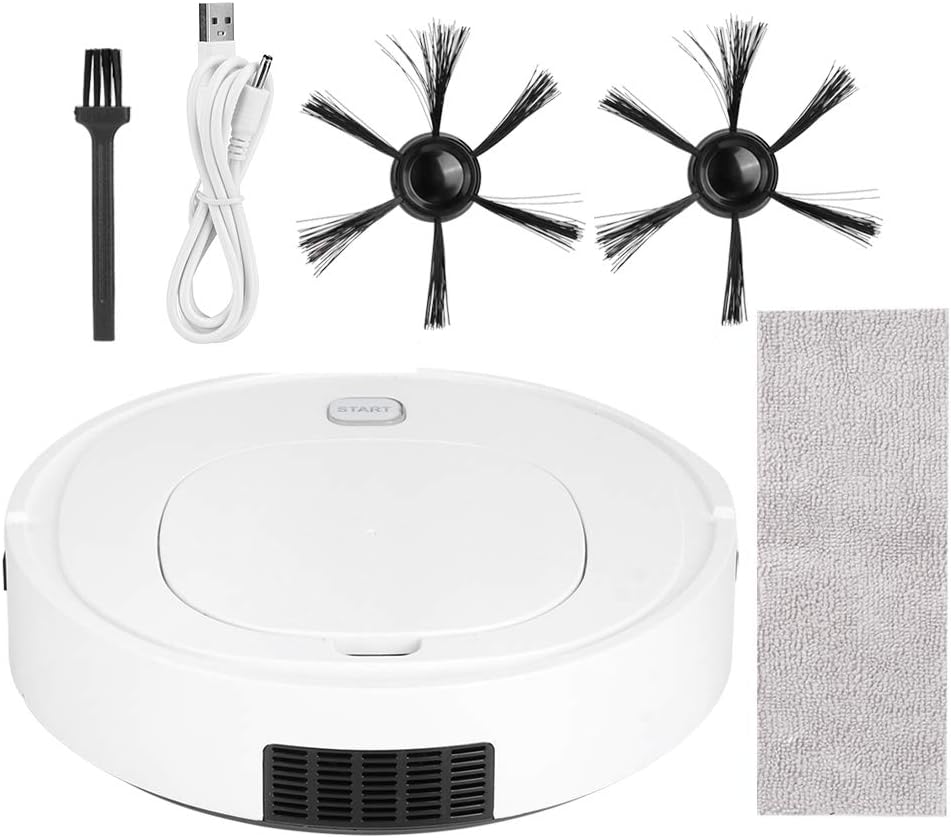 Robot aspirapolvere, aspirapolvere per la casa, robot spazzante automatico intelligente con ricarica USB ricaricabile per uso domestico