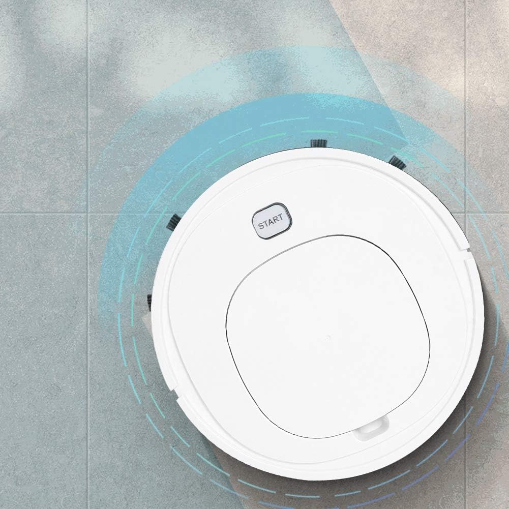 Robot aspirapolvere, aspirapolvere per la casa, robot spazzante automatico intelligente con ricarica USB ricaricabile per uso domestico