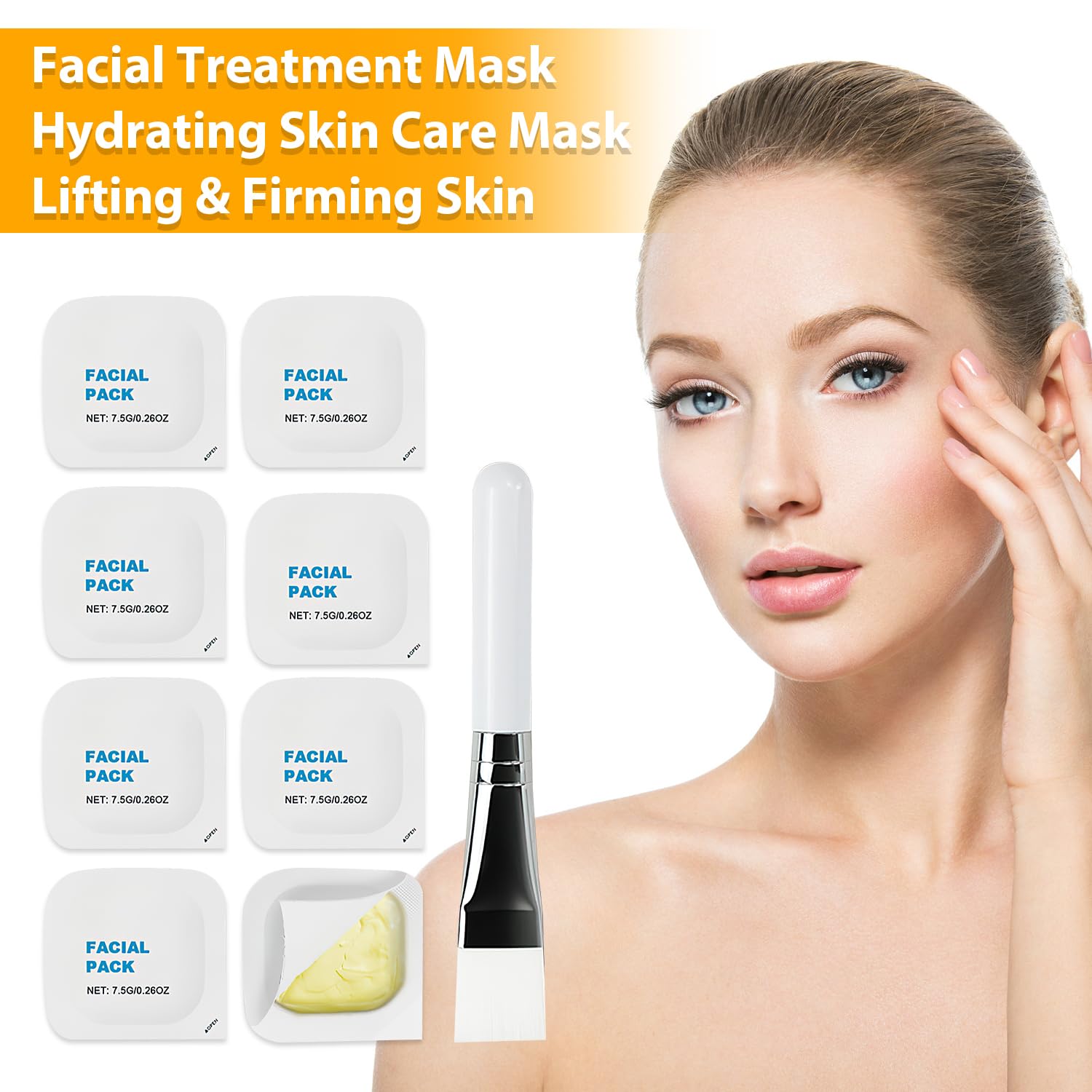 Zombie Facial Mask - Zombie Mask Skin Care, Zombie Wash Off Face Mask, Hydrating Skincare Face Mask For Smooth Skin Repair, Pore Tightening  Lifting Deep Cleansing Clay Mud Mask