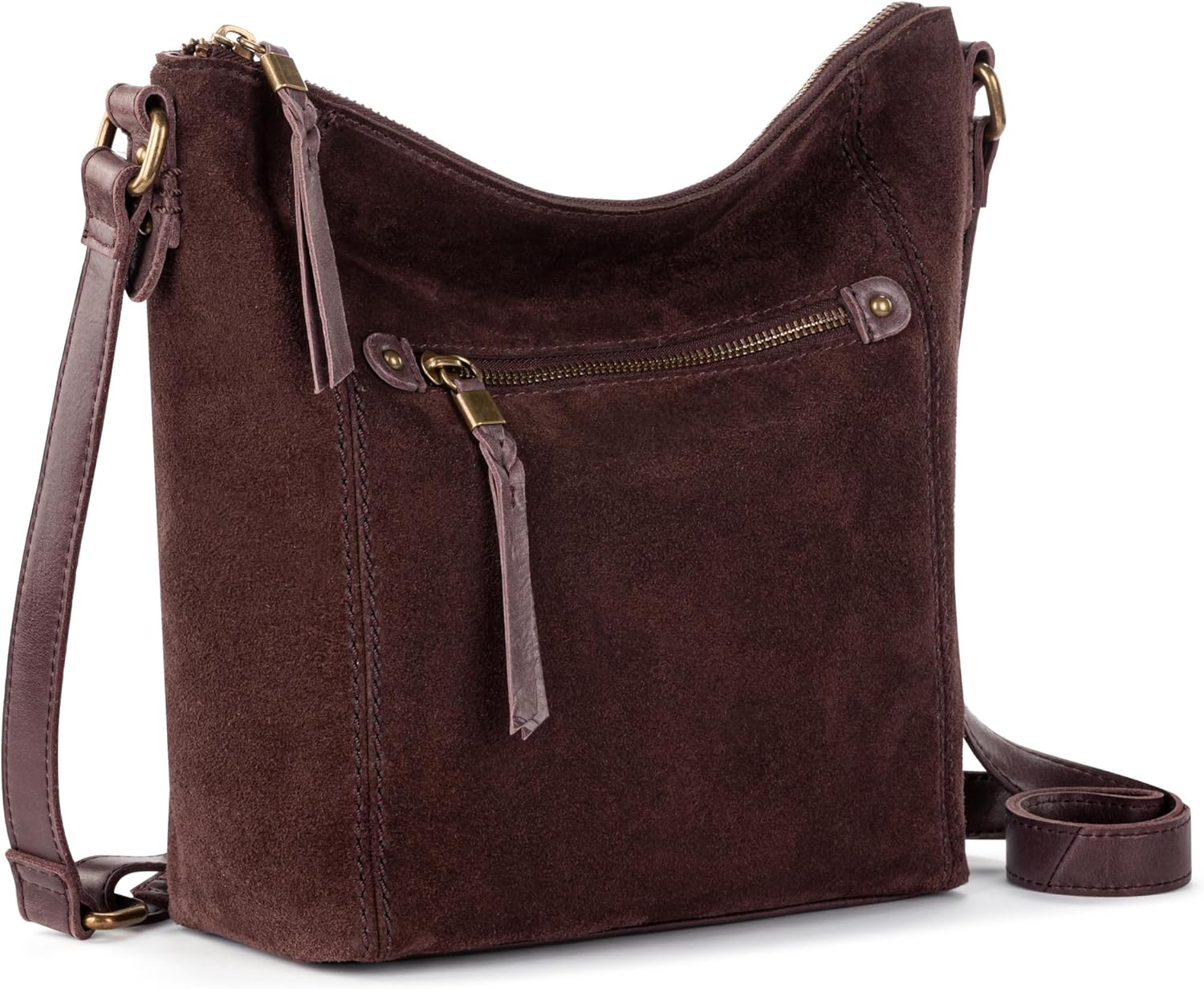 The Sak Ashland Crossbody Purse - Womens Leather Handbag For Everyday  Travel - Cross Body With Adjustable Shoulder Strap · v2