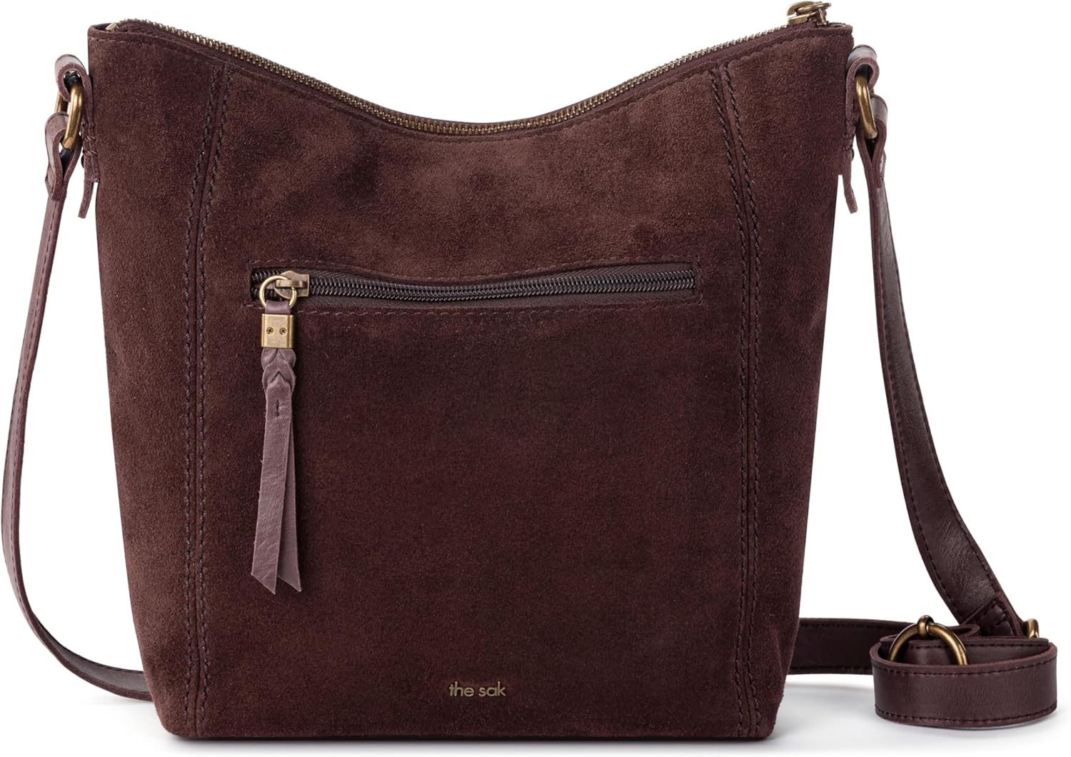 The Sak Ashland Crossbody Purse - Womens Leather Handbag For Everyday  Travel - Cross Body With Adjustable Shoulder Strap · v2