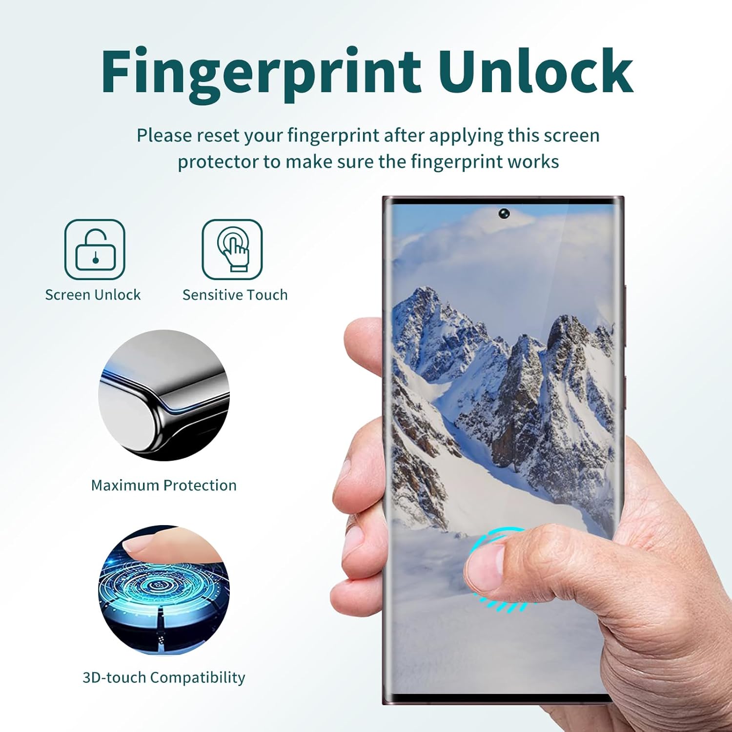 [2 2 Pack] Galaxy S22 Ultra Privacy Screen Protector   Camera Lens Protector, [3D Curved] [9H Hardness] [Ultrasonic Fingerprint Support], Anti-Spy Tempered Glass for Samsung Galaxy S22 Ultra 5G