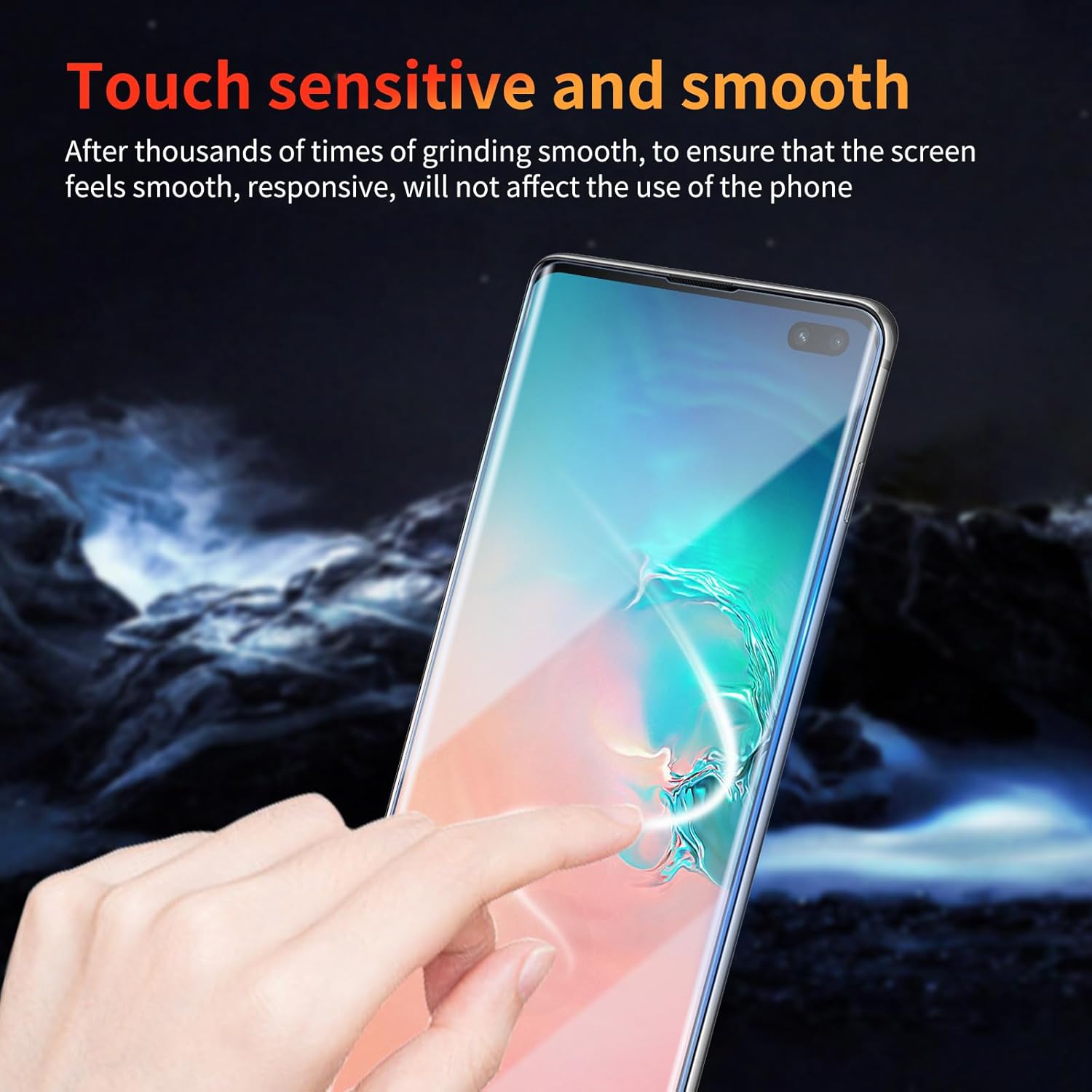 Lot de 2 protecteurs d'écran pour Samsung Galaxy S10/S10 Plus 6,4 pouces avec 2 protecteurs d'objectif d'appareil photo, film en verre trempé incurvé 3D anti-rayures, dureté 9H, transparent HD, compatible avec les étuis