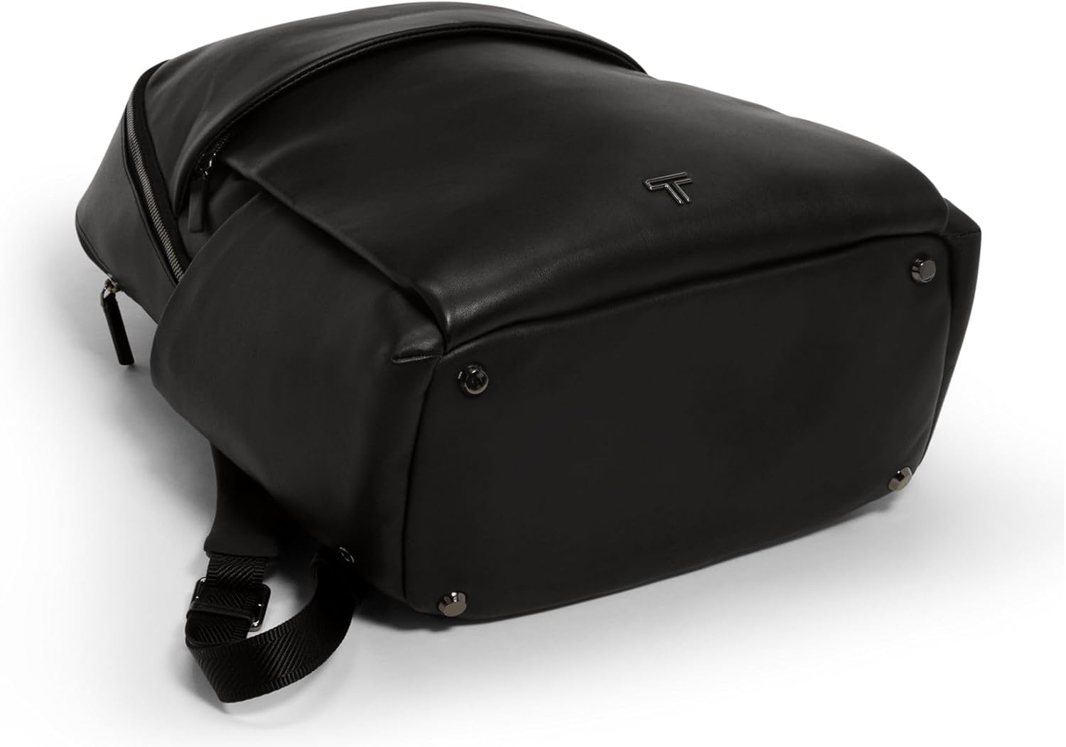 TUMI - Voyageur Raina Backpack - Premium Leather Backpack for Women  Men - Everyday Bag with Phone Pocket amp; Laptop Compartment - Black, Gunmetal Hardware