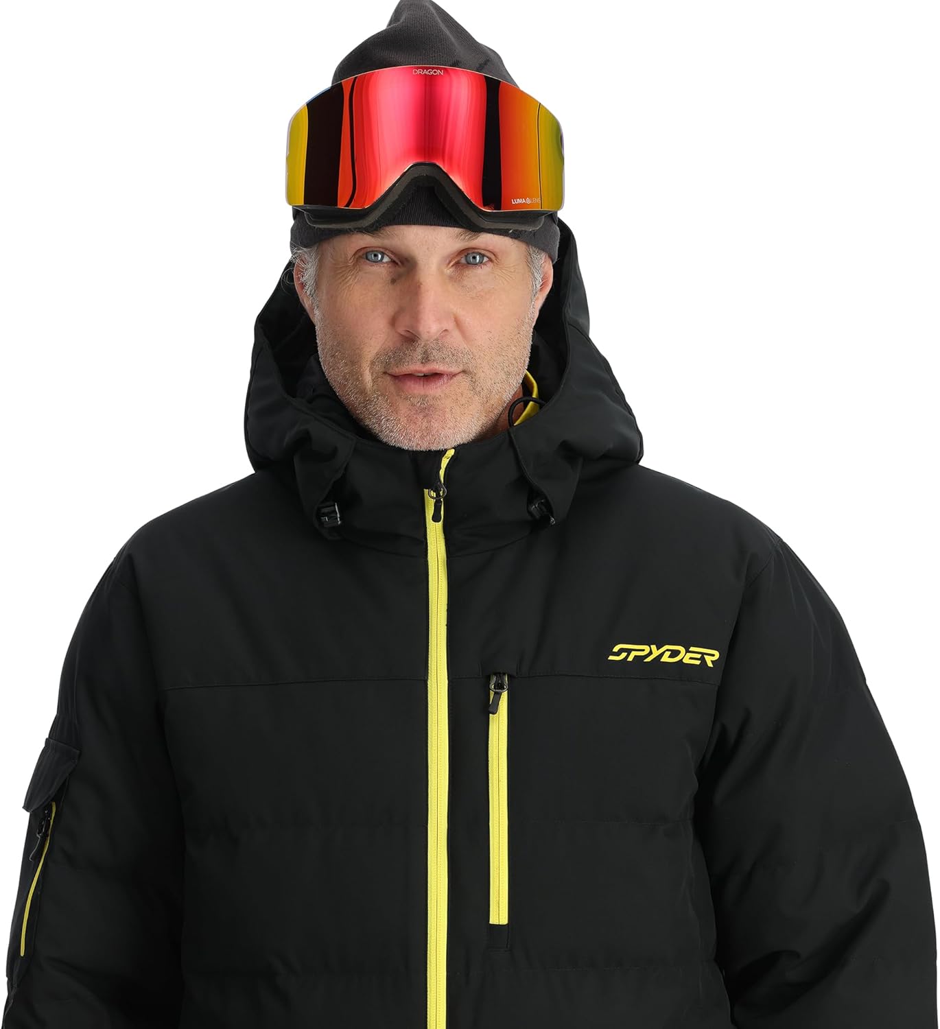 Spyder Mens Bromont Insulated Puff Ski Jacket · v3