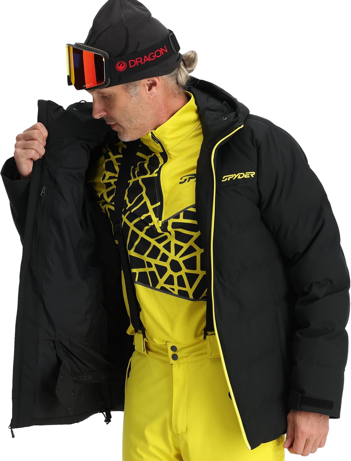 Spyder Mens Bromont Insulated Puff Ski Jacket · v3