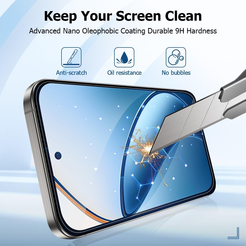 [3 2 Paket] Pelindung Layar Galaxy Note 20 dengan Pelindung Lensa Kamera, Kompatibel dengan Sidik Jari Ultrasonik, Bening HD, Kaca Tempered 9H Anti Gores untuk Pelindung Layar Kaca Samsung Galaxy Note 20 (6,7 Inci)