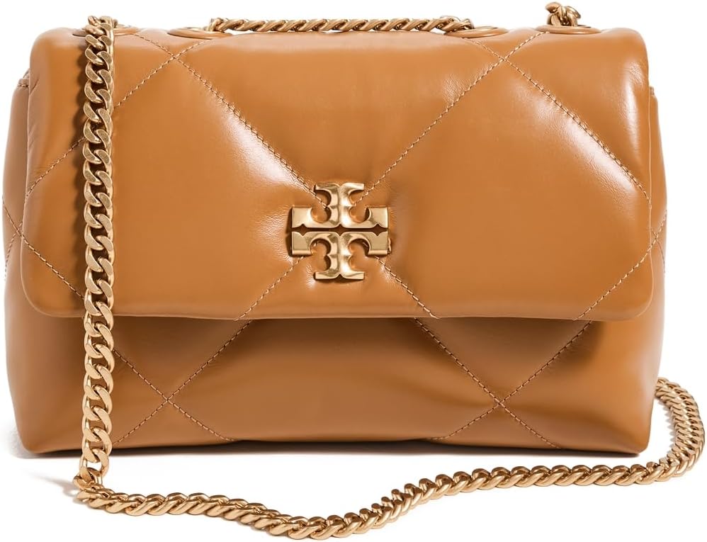 Tory Burch Womens Kira Diamond Quilt Small Convertible Shoulder Bag · v5