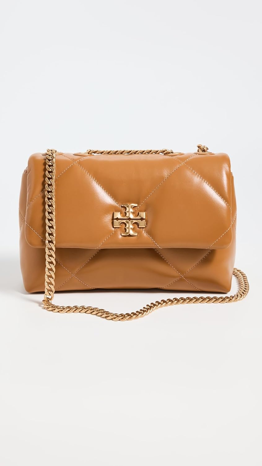 Tory Burch Womens Kira Diamond Quilt Small Convertible Shoulder Bag · v5