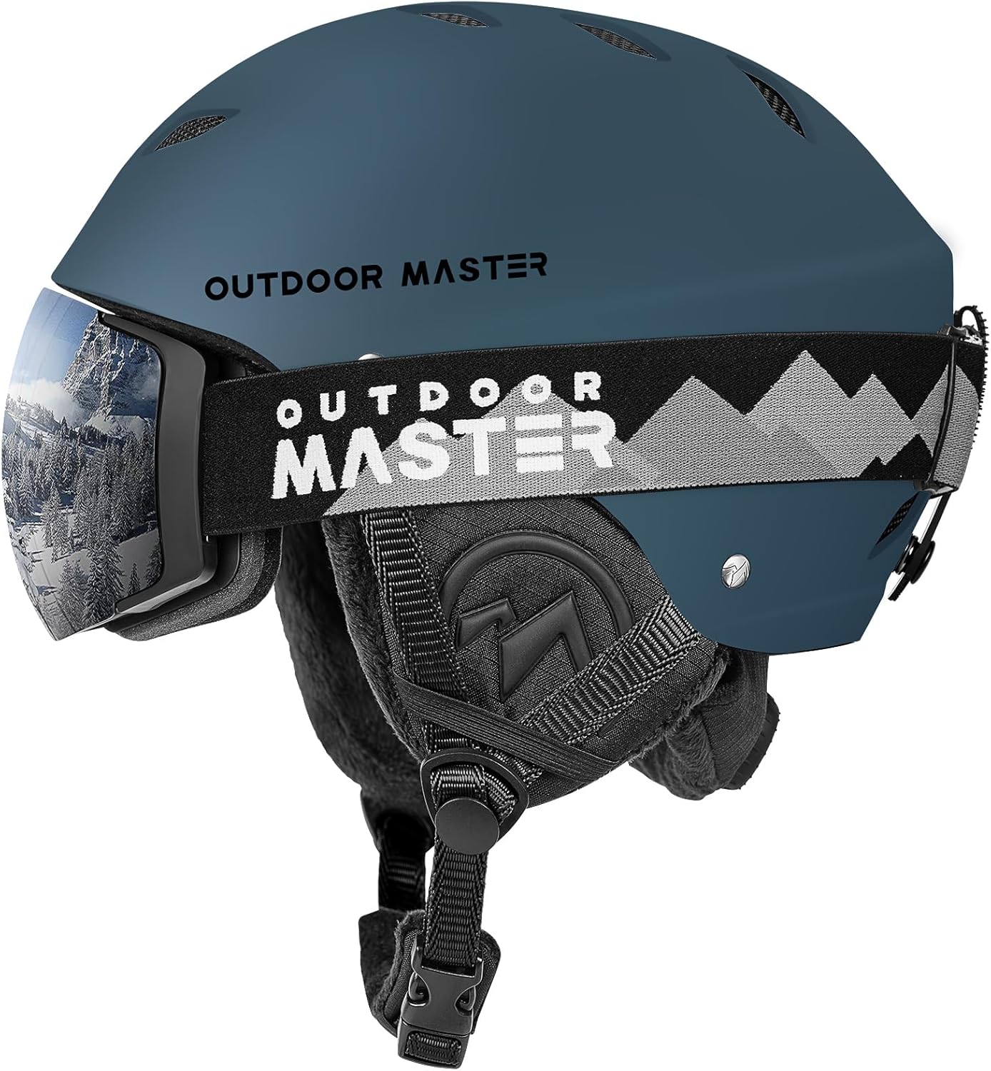 OutdoorMaster Ski Helmet Set,Kelvin Ski Helmet with Ski Goggles PRO - Snowboard Helmet Set for Men, Women  Youth · v3
