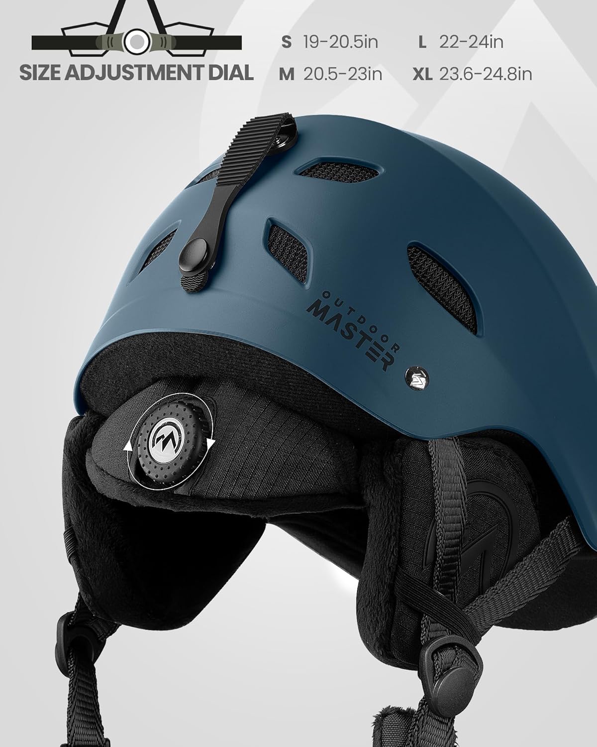 OutdoorMaster Ski Helmet Set,Kelvin Ski Helmet with Ski Goggles PRO - Snowboard Helmet Set for Men, Women  Youth · v3