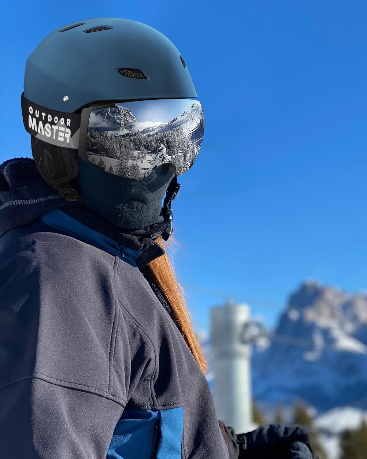 OutdoorMaster Ski Helmet Set,Kelvin Ski Helmet with Ski Goggles PRO - Snowboard Helmet Set for Men, Women  Youth · v3
