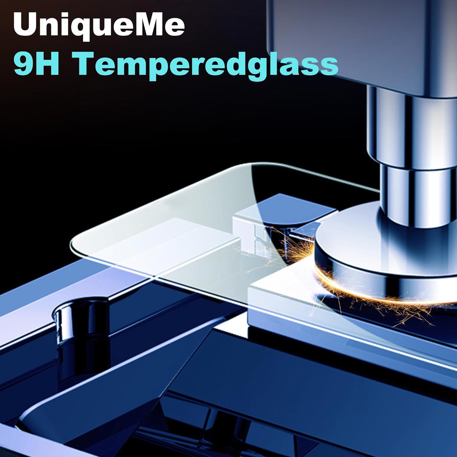 [2er-Pack] Displayschutz für iPhone 16 Pro Max, 6,9 Zoll, Härtegrad 9H, gehärtetes Glas, blasenfrei, kratzfest