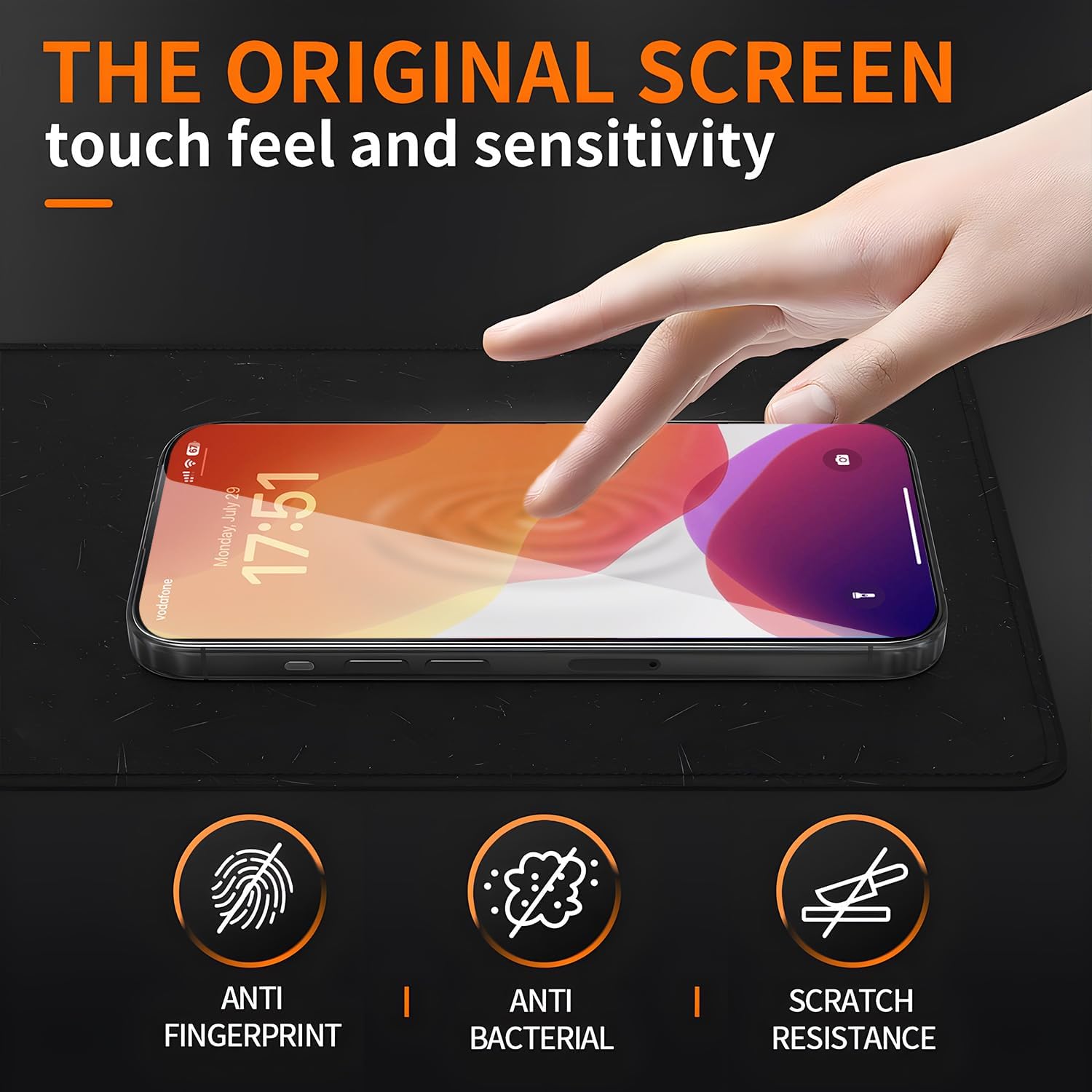 X-it 2 Packs for iPhone 15 Plus Screen Protector 6.7-inch - [Auto-Dust Removal] 9H  Tempered Glass [10X Military Protection], Bubble Free, Case Friendly · v2