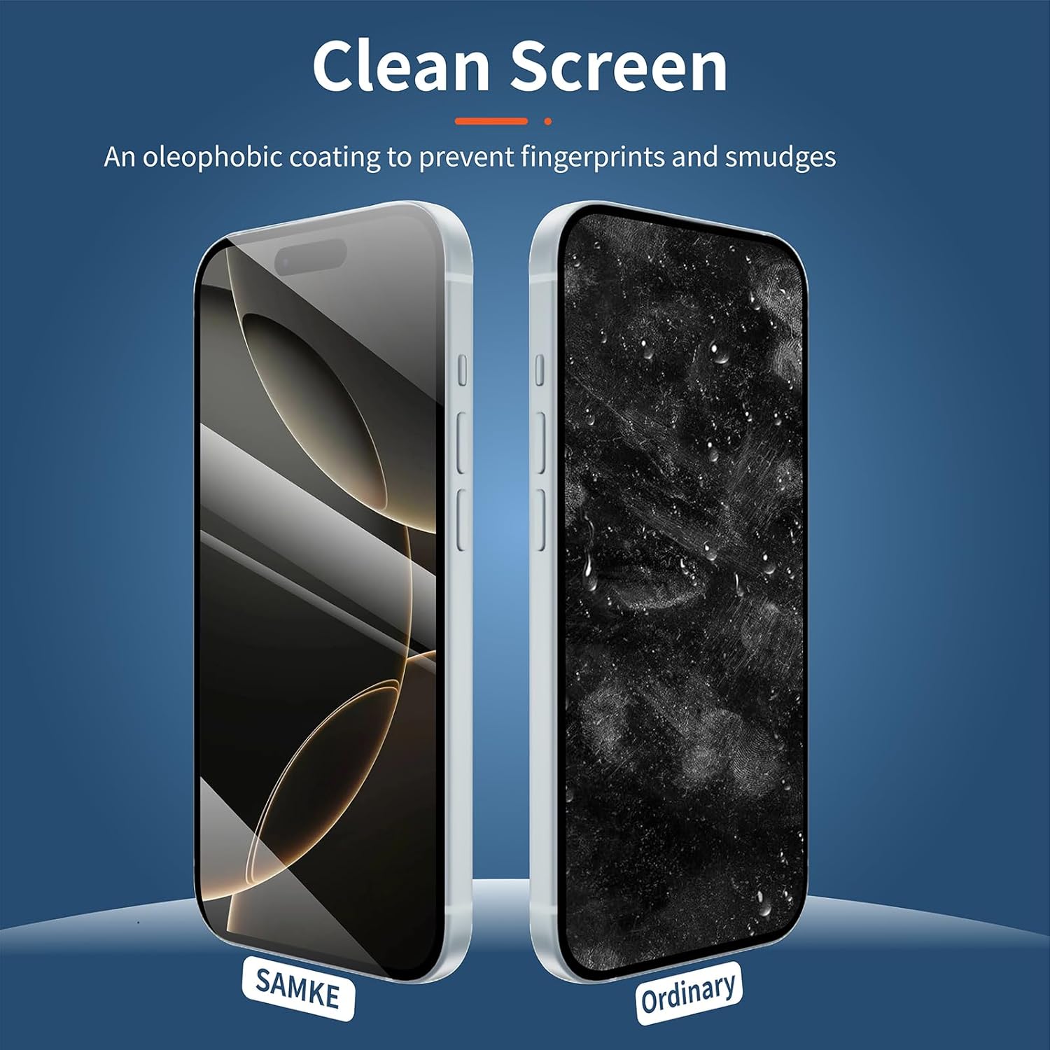SAMKE 3-Pack for iPhone 16 Pro Max Screen Protector Tempered Glass, iPhone 16 ProMax (6.9-inch) Tempered Glass Film, 10H Hardness, Ultra Resistant, Ultra-strong adsorption, easy to install, Bubble Free · v2