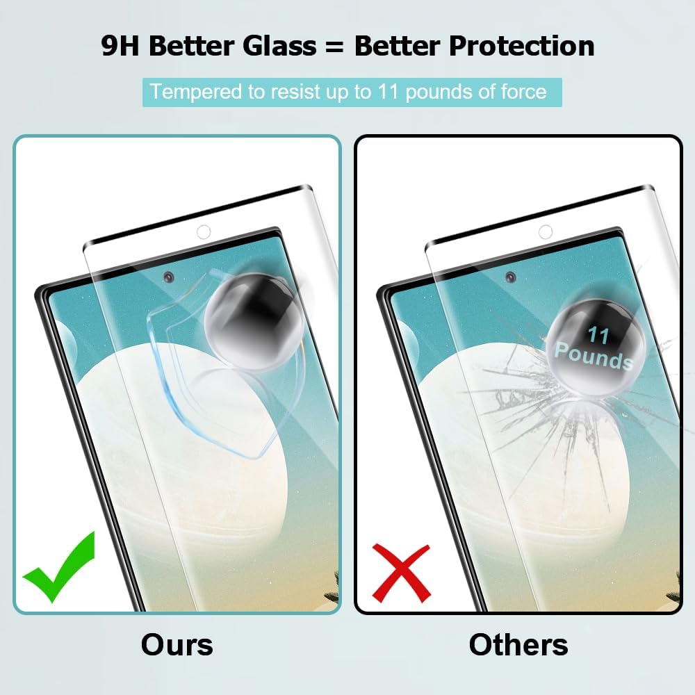 3 2 Pack Galaxy Note 10 Plus Tempered Glass With Camera Lens Protector 9H Hardness 3D Curved Clear Screen Supports Fingerprint Unlocking Suitable For Samsung Galaxy Note 10 Plus Screen Protector 6.8 Inches