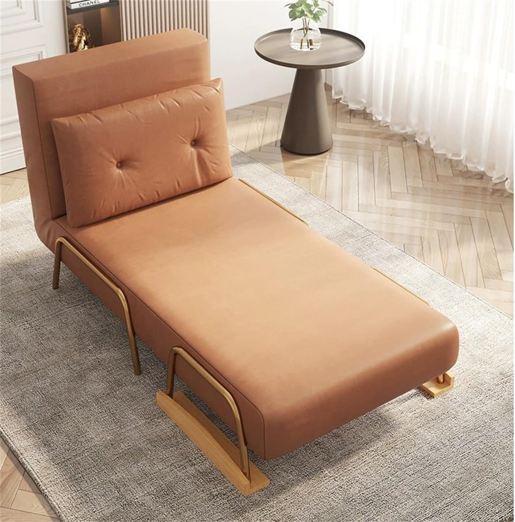 Folding Sofa Bed Dual-use Single Small Office Nap Nap Folding Bed Technology Fabric Sofa Chair(120cm) · v2