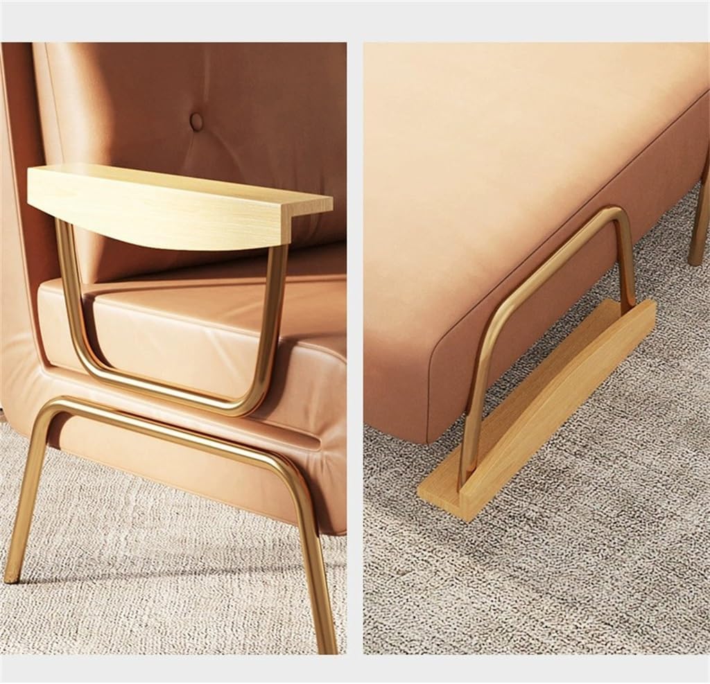 Folding Sofa Bed Dual-use Single Small Office Nap Nap Folding Bed Technology Fabric Sofa Chair(120cm) · v2