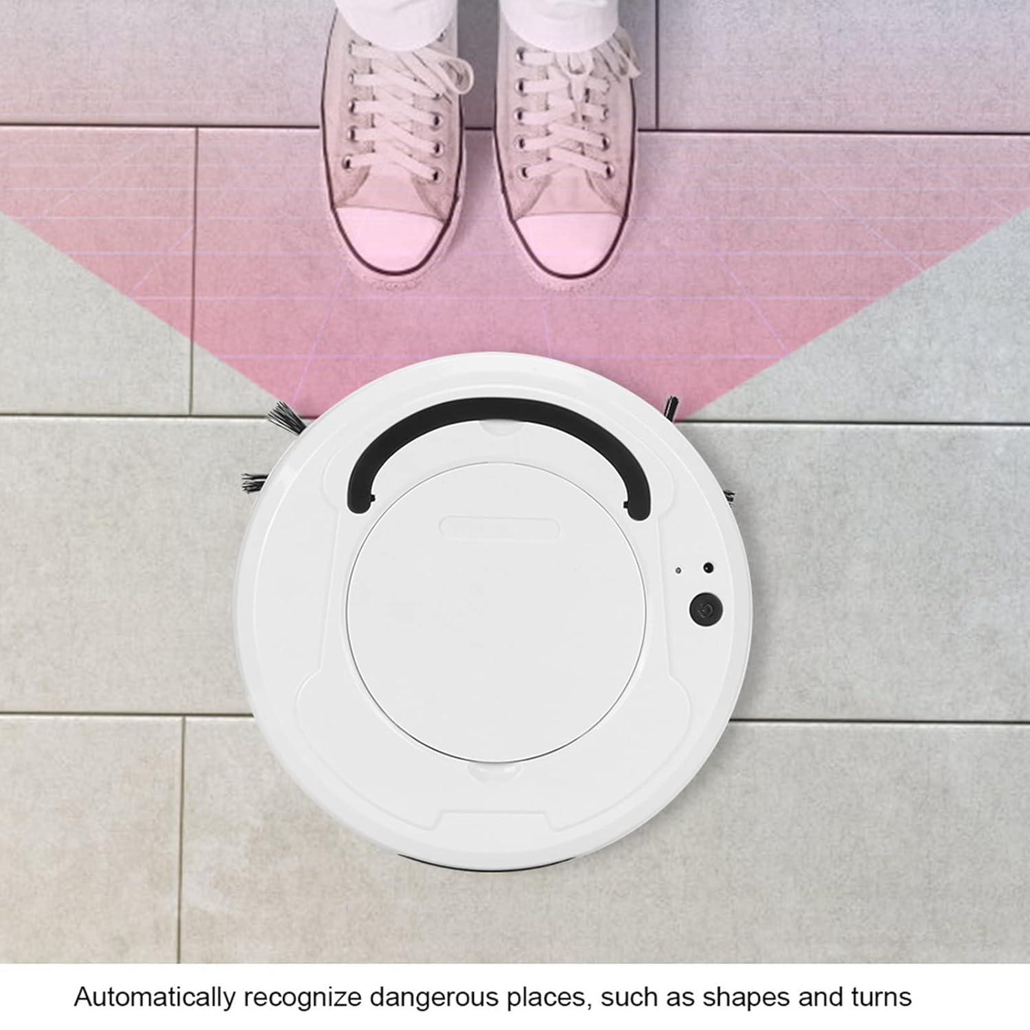Aspirapolvere robot intelligente Detergente elettrico automatico per pulire pavimenti in marmo, piastrelle in ceramica e pavimenti in legno