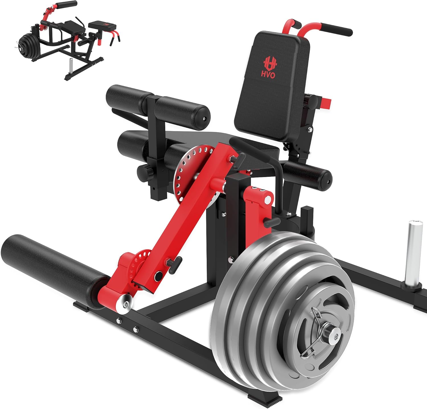 เครื่องออกกำลังกายขา HVO Leg Curl - เครื่องออกกำลังกายขาและเคิร์ลสำหรับใช้ในยิมที่บ้าน เครื่องออกกำลังกายขา เครื่องออกกำลังกายขาสำหรับออกกำลังกายแบบนั่งและนอนในเชิงพาณิชย์