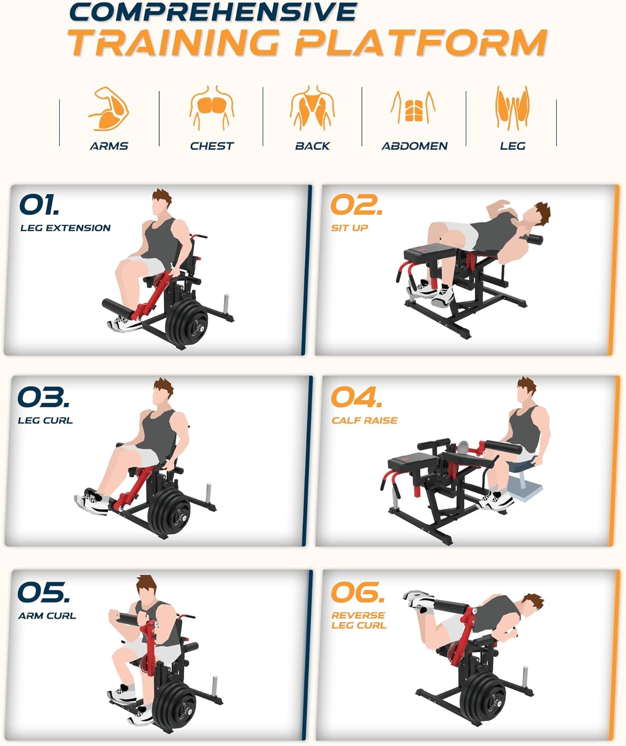 HVO Leg Curl Machine Extension - Leg Extension and Curl Machine Workout for Home Gym Use Leg Extension Machine Fitness Equipment Commercial Grade Seated Lying Hamstring Curl Machine · v6