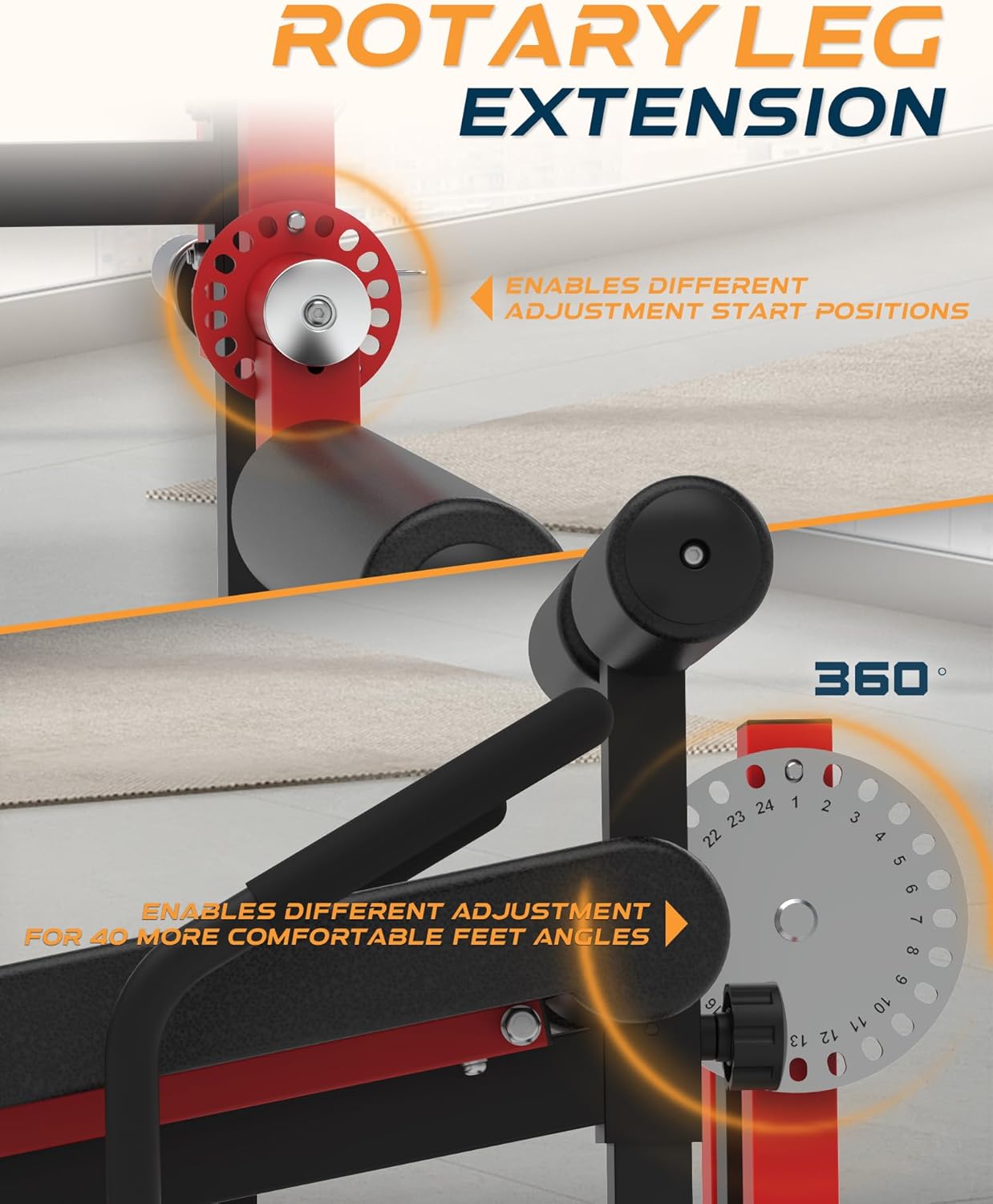 HVO Leg Curl Machine Extension - Leg Extension and Curl Machine Workout for Home Gym Use Leg Extension Machine Fitness Equipment Commercial Grade Seated Lying Hamstring Curl Machine · v6