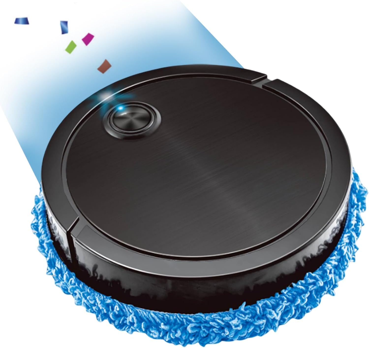 Robot di pulizia automatica Spazzatrice intelligente per pavimenti USB Robot pulitore automatico Robot di pulizia automatico Wet Dry Smart Sweeper la pulizia dei pavimenti nero
