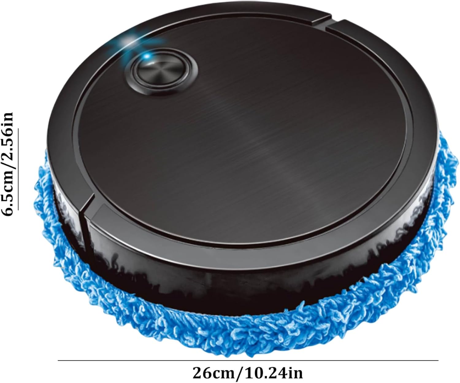 Robot di pulizia automatica Spazzatrice intelligente per pavimenti USB Robot pulitore automatico Robot di pulizia automatico Wet Dry Smart Sweeper la pulizia dei pavimenti nero
